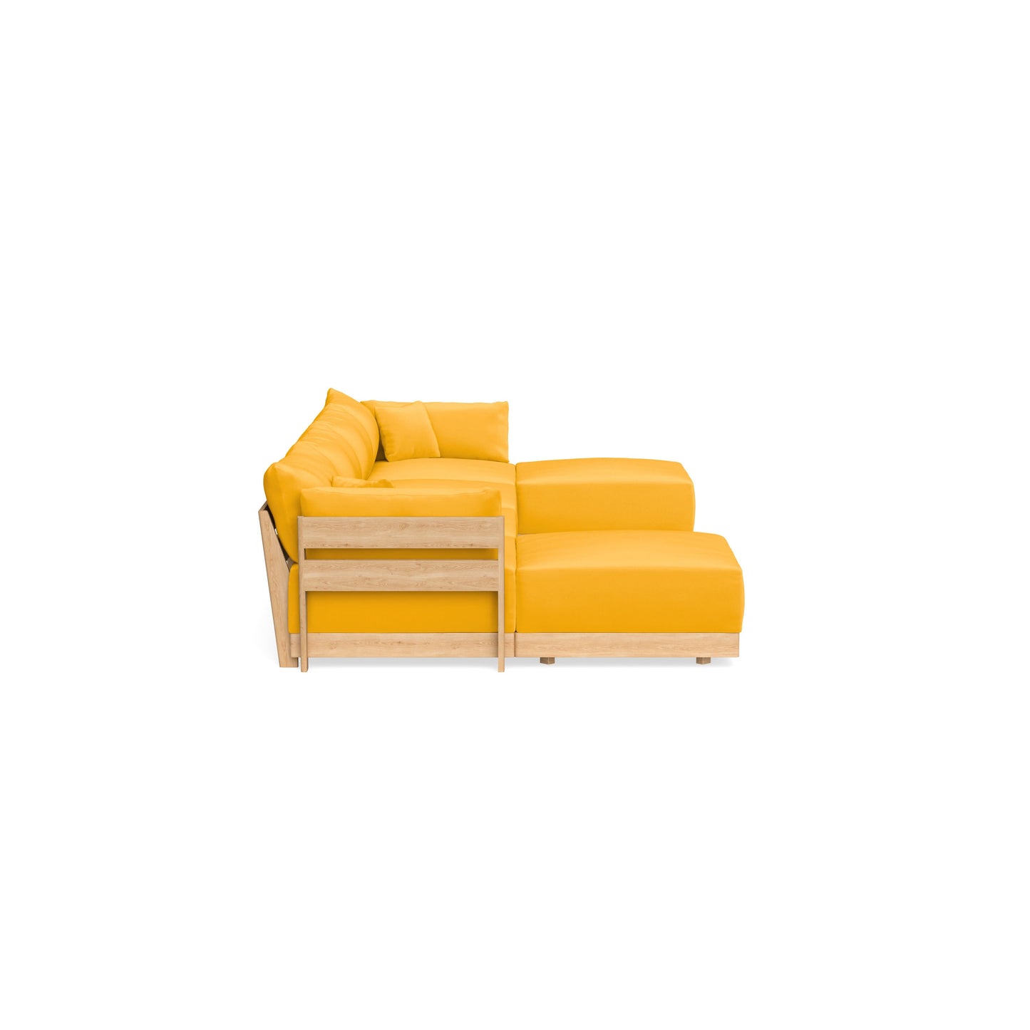 Slipcover Only - Modular Bondi 4-Seater U-Sectional in Marigold