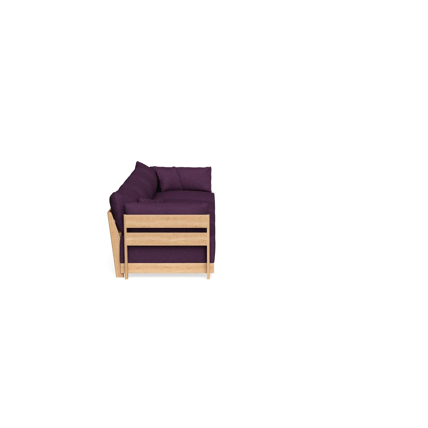 Slipcover Only - Modular Bondi 4-Seater Sofa in Aubergine