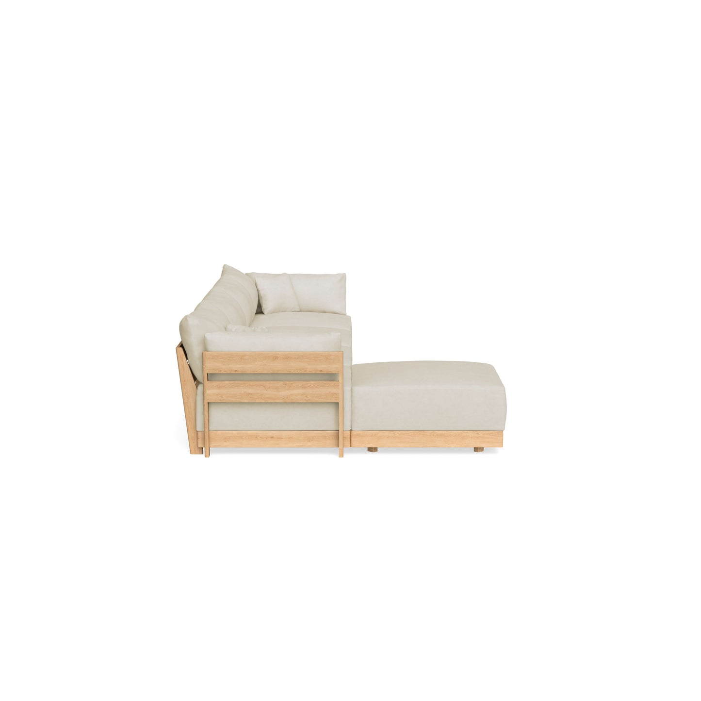 Slipcover Only - Modular Bondi 4-Seater Sectional in Mascarpone