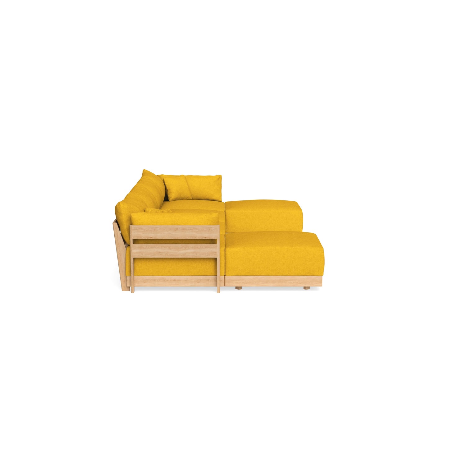 Slipcover Only - Modular Bondi 4-Seater U-Sectional in Sunflower