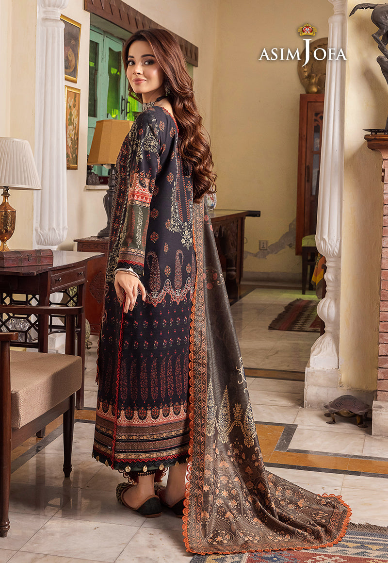 AJRW-10 EMBROIDERED SLUB 3 PCS