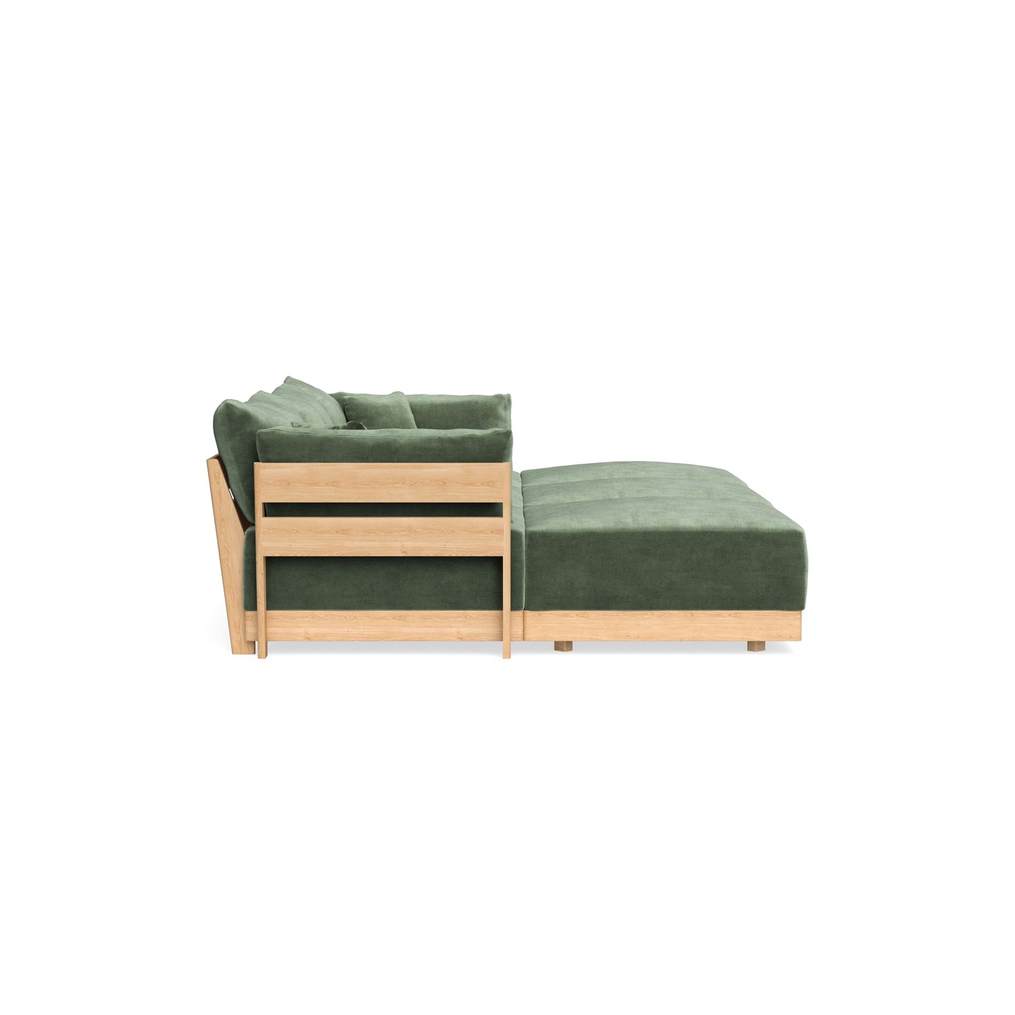 Slipcover Only - Modular Bondi 3-Seater Daybed Sofa Sectional in Rosemary