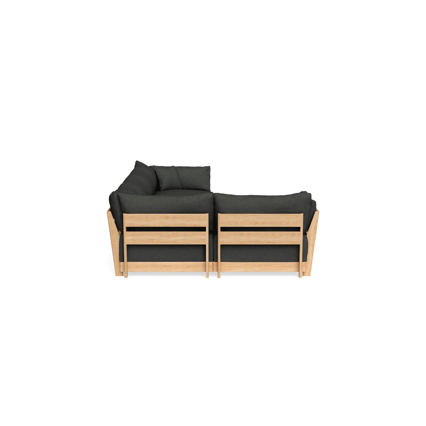 Slipcover Only - Modular Bondi 5-Seater L-Sectional in Raven Gray