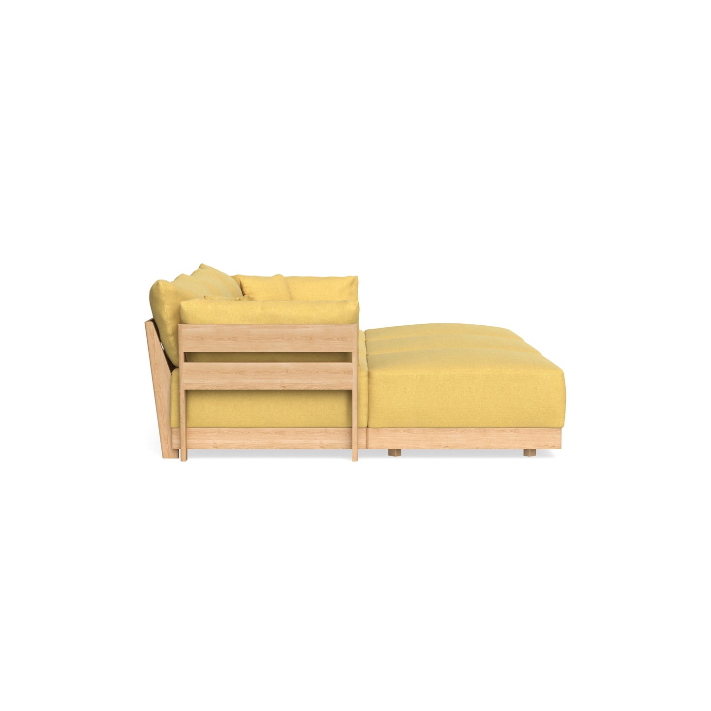 Slipcover Only - Modular Bondi 3-Seater Daybed Sofa Sectional in Goldenrod