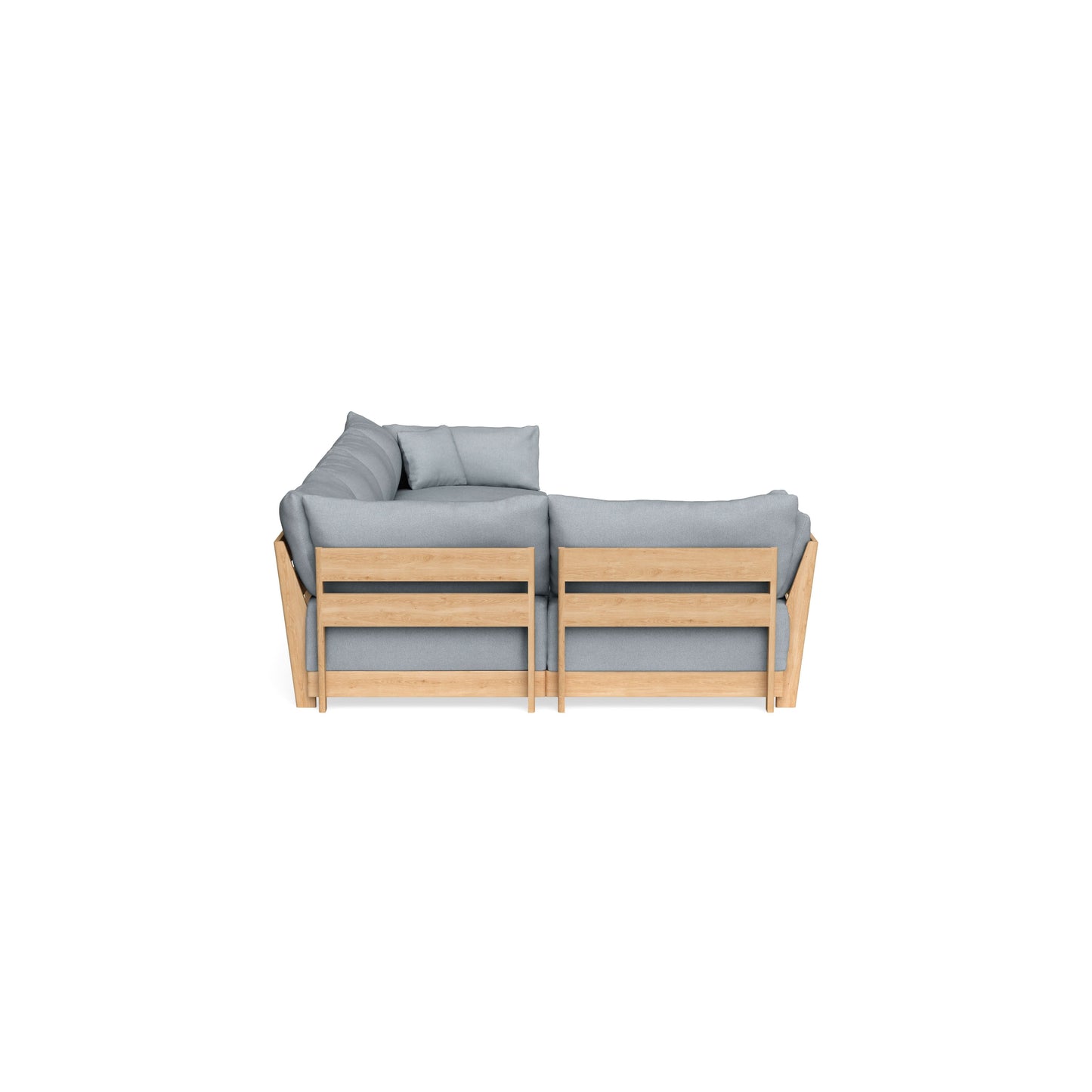 Slipcover Only - Modular Bondi 5-Seater L-Sectional in Ash