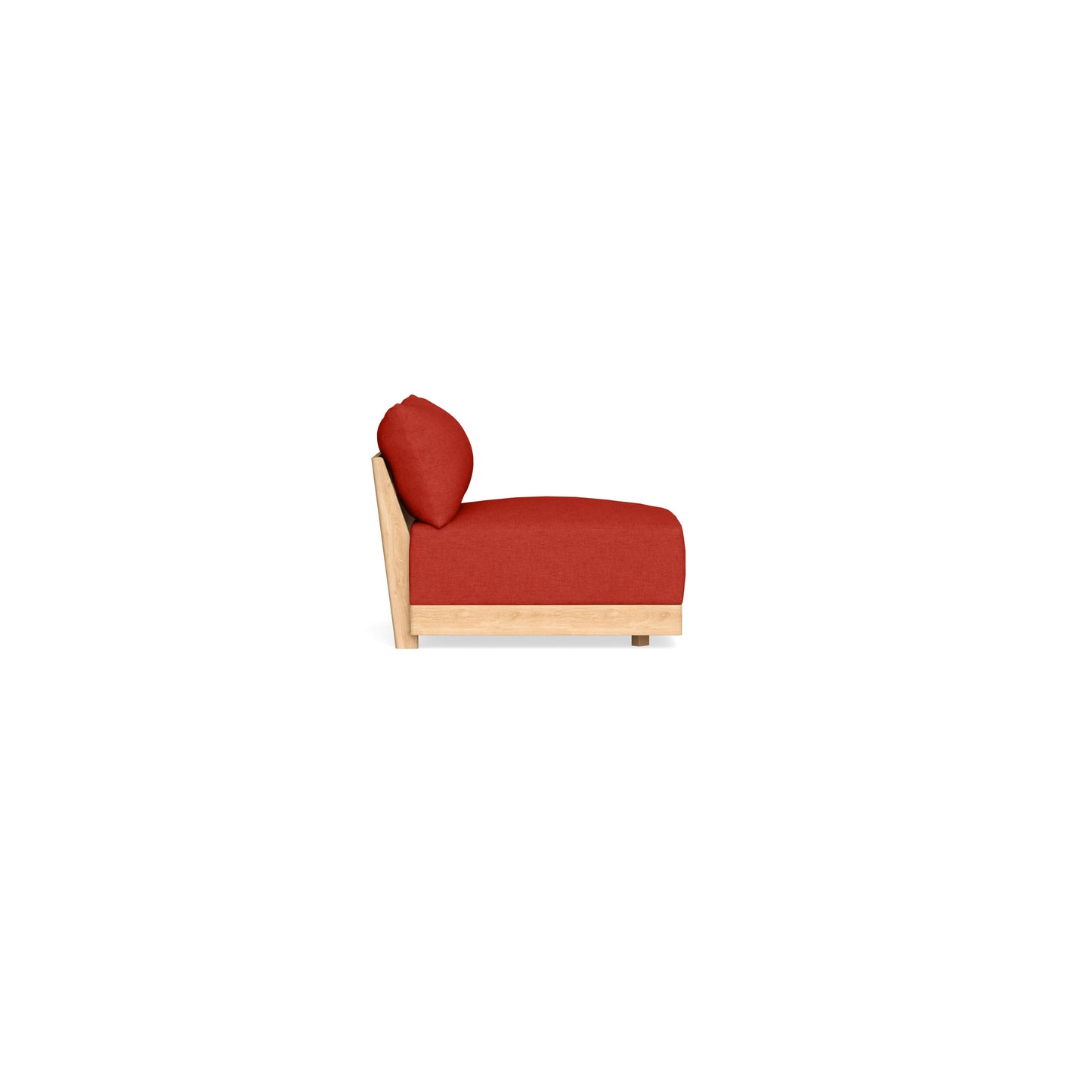 Slipcover Only - Modular Bondi Armless Chair in Cayenne