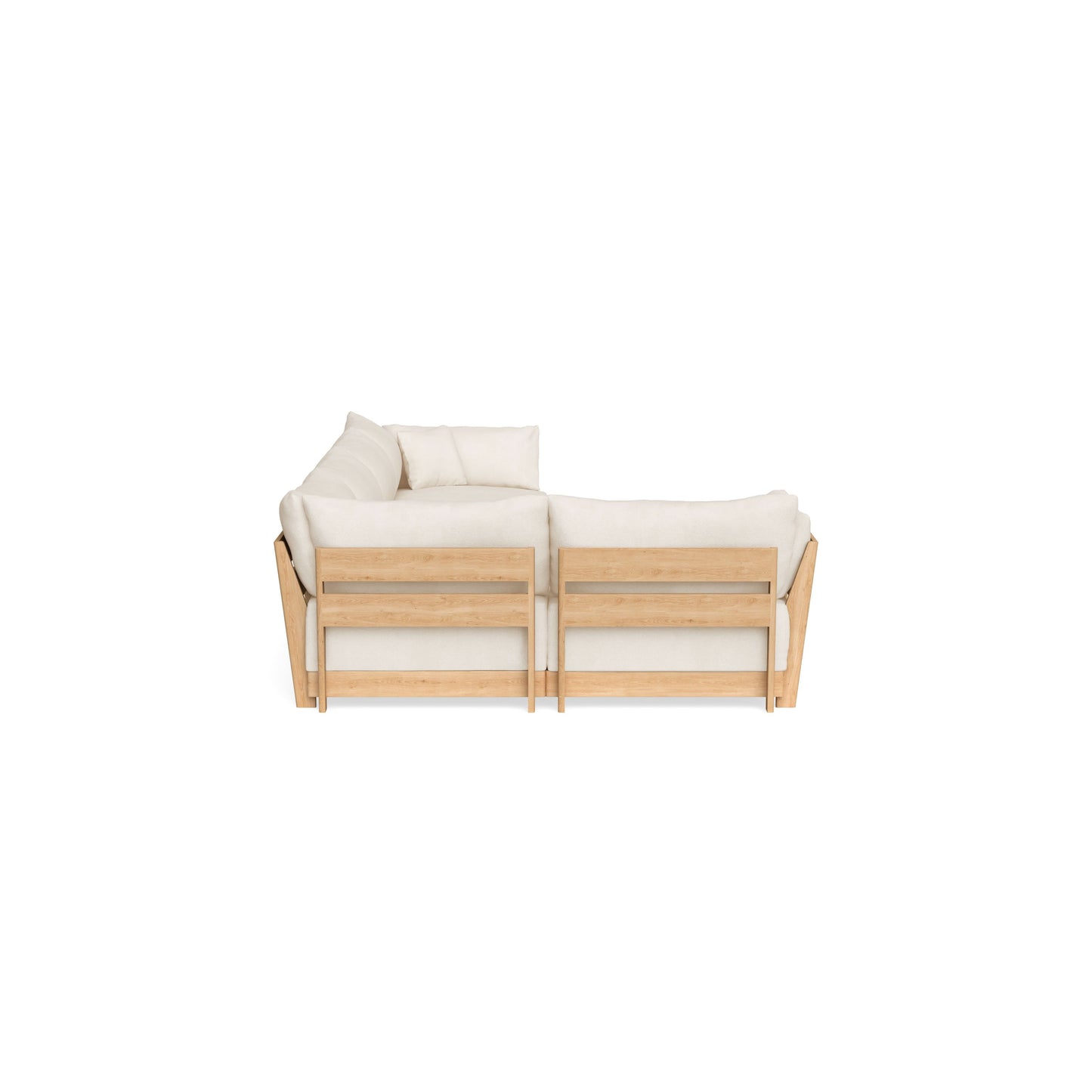 Slipcover Only - Modular Bondi 5-Seater L-Sectional in Powder