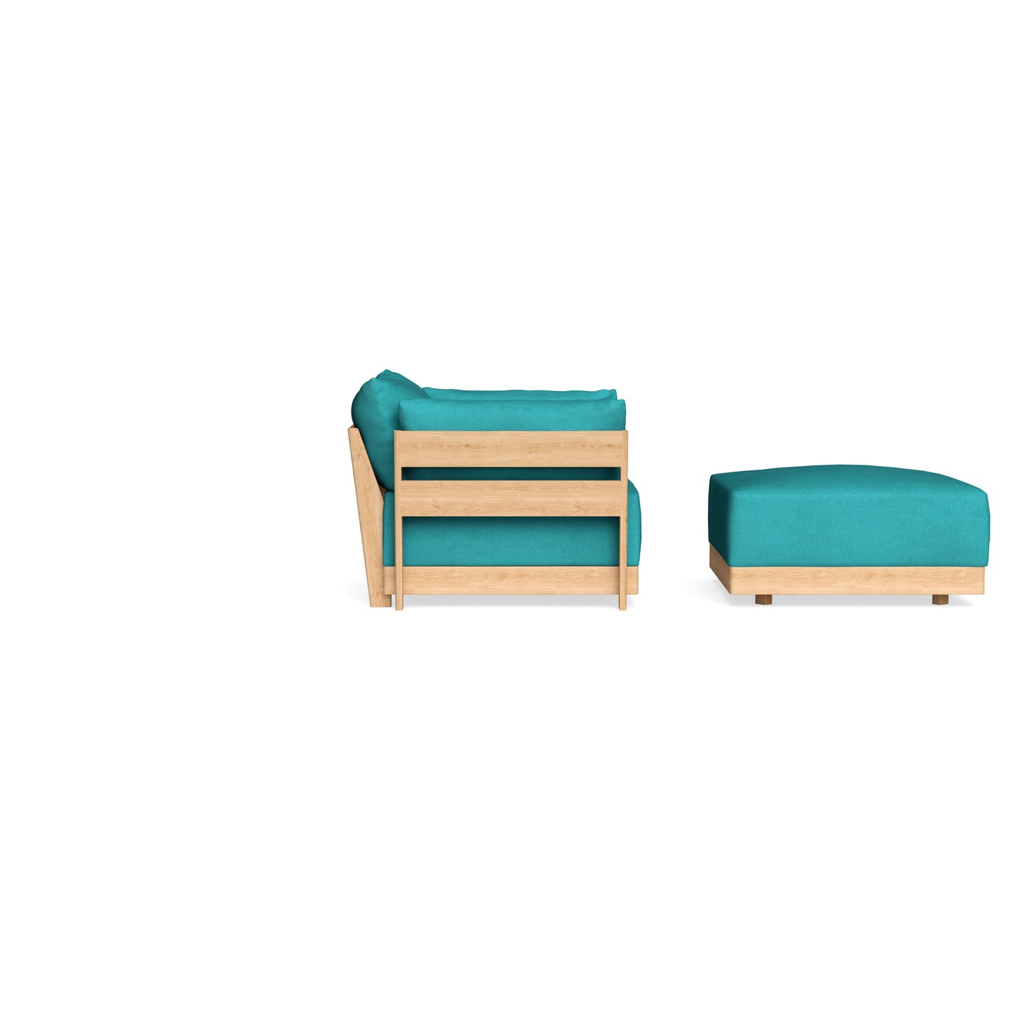Slipcover Only - Modular Bondi Armchair + Ottoman in Pool