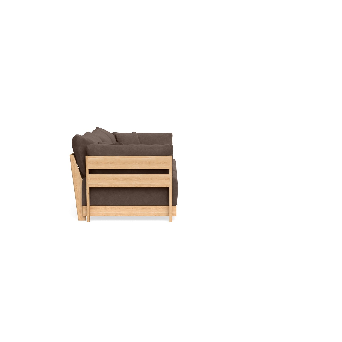 Modular Bondi Latte 3-Seater Sofa in Chocolate | Classic Blend