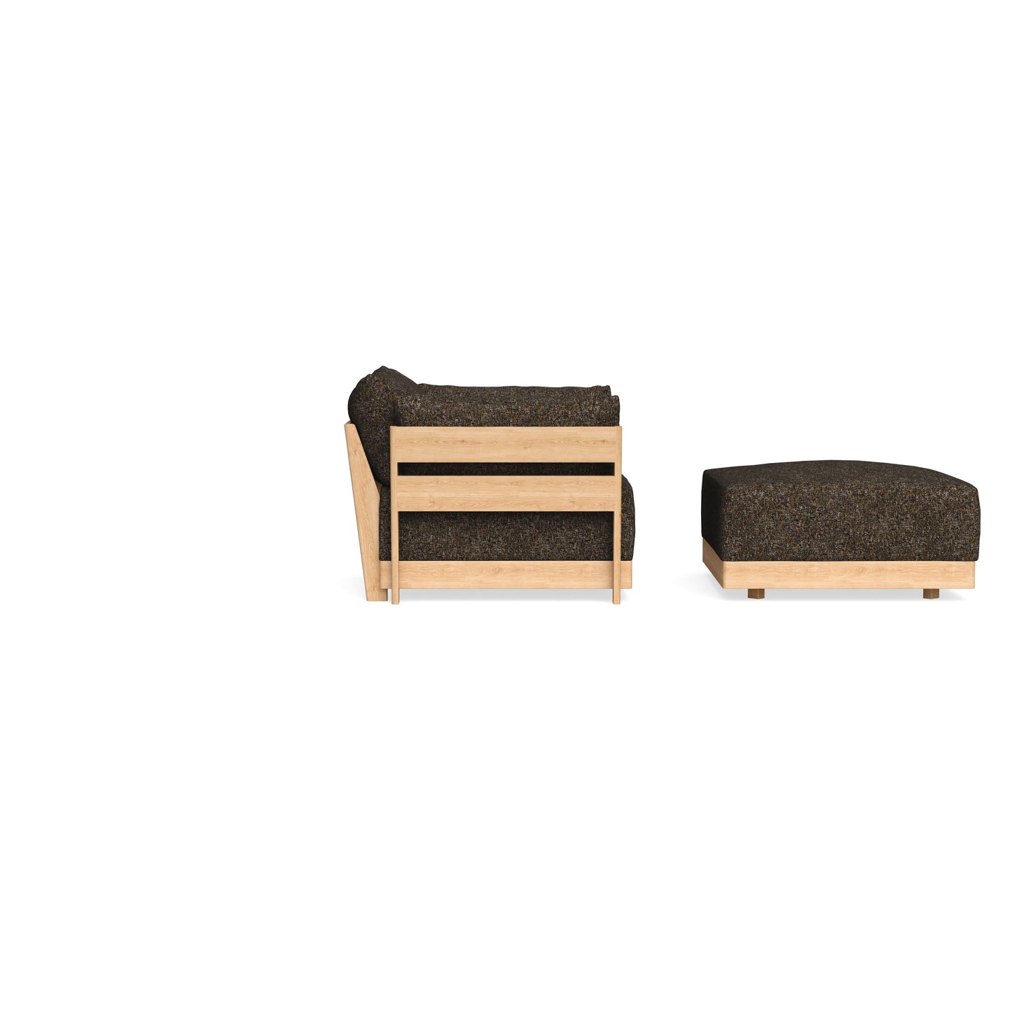 Slipcover Only - Modular Bondi Armchair + Ottoman in Phantom