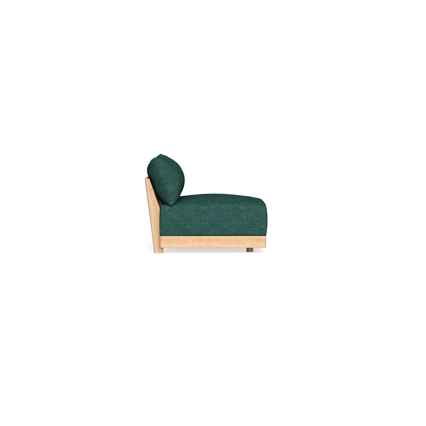 Slipcover Only - Modular Bondi Armless Chair in Forest Green