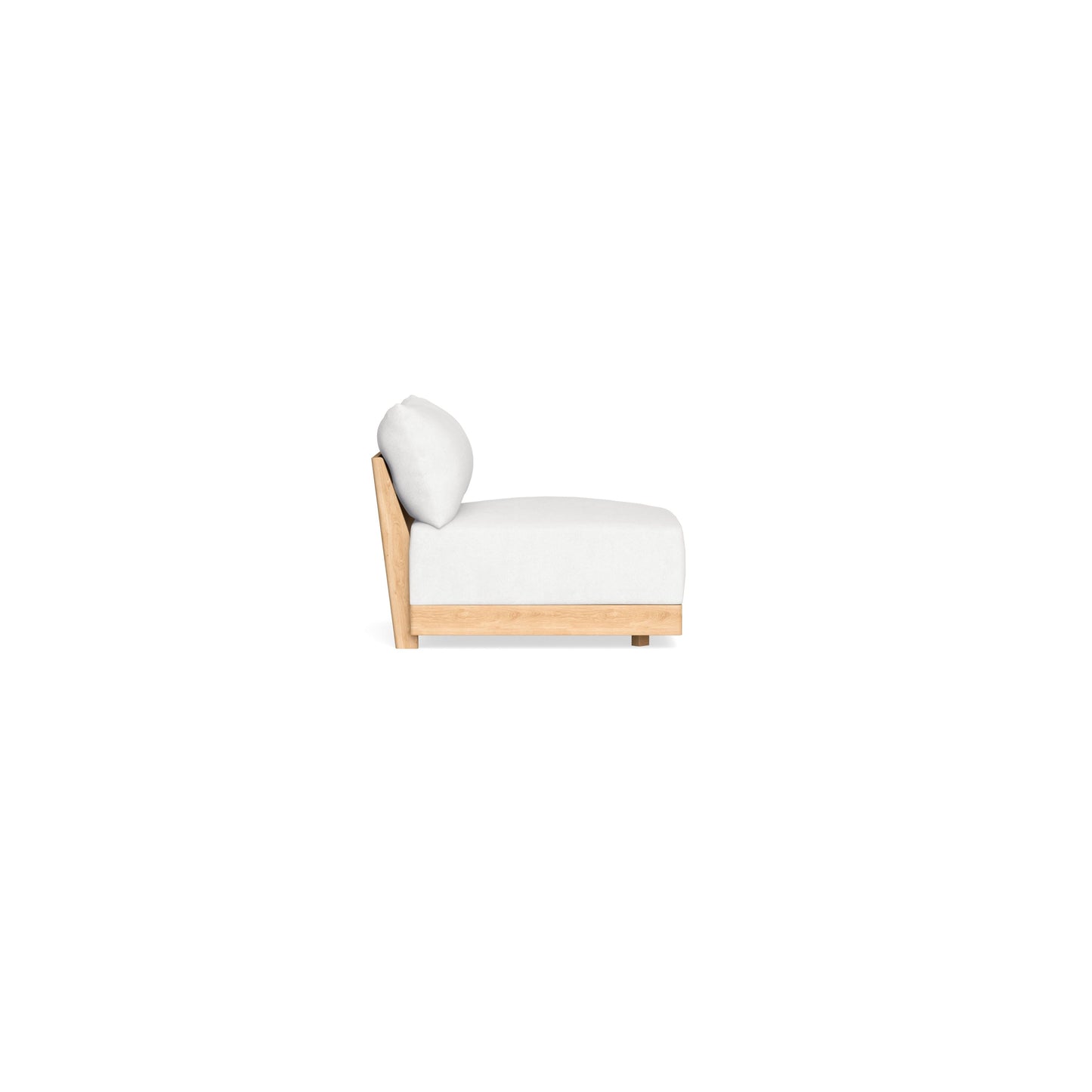 Slipcover Only - Modular Bondi Armless Chair in Snow