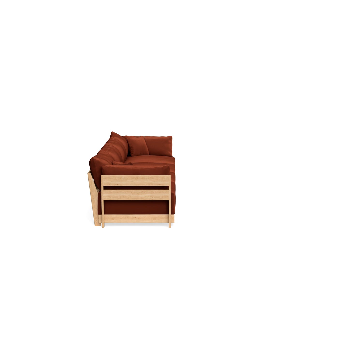 Slipcover Only - Modular Bondi 4-Seater Sofa in Rust