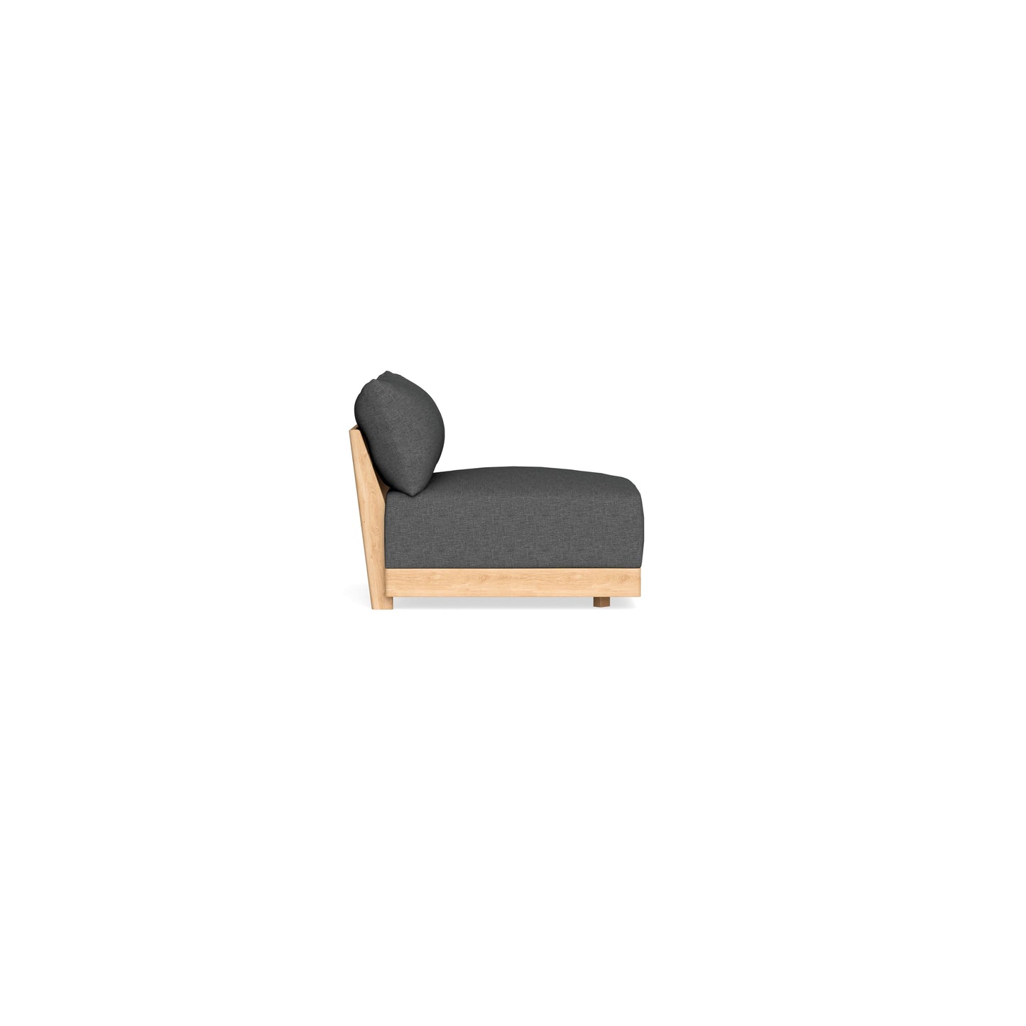 Slipcover Only - Modular Bondi Armless Chair in Pebble