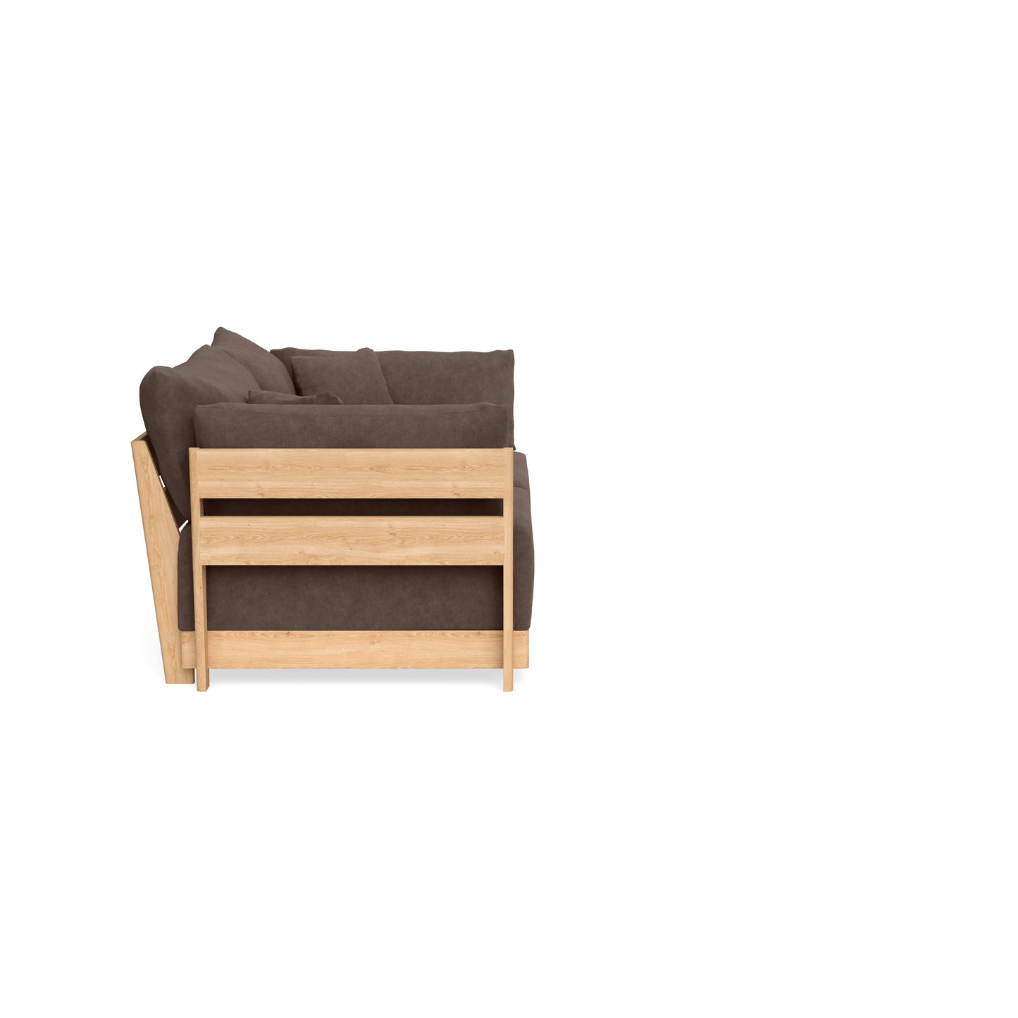 Slipcover Only - Modular Bondi 2-Seater Sofa in Chocolate