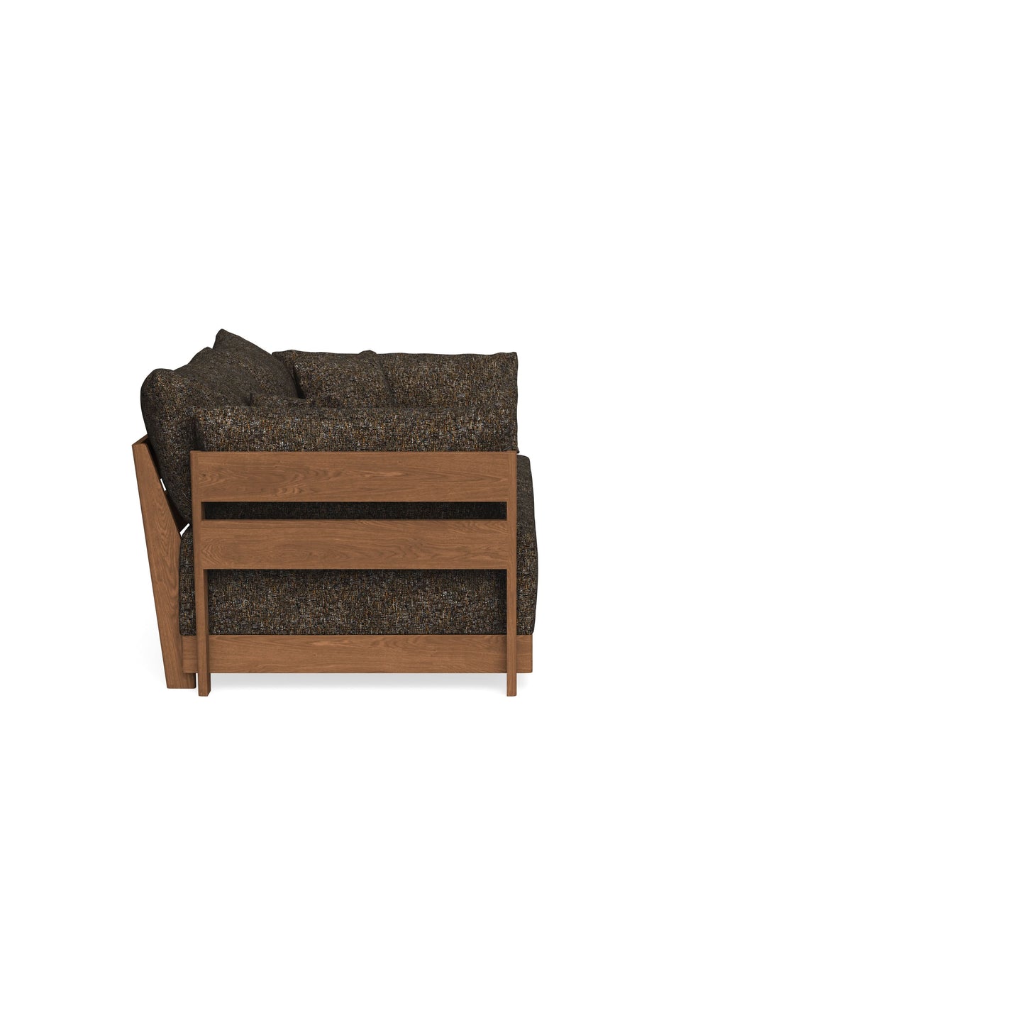 Modular Bondi Espresso 2-Seater Sofa in Phantom | Memory Foam Blend