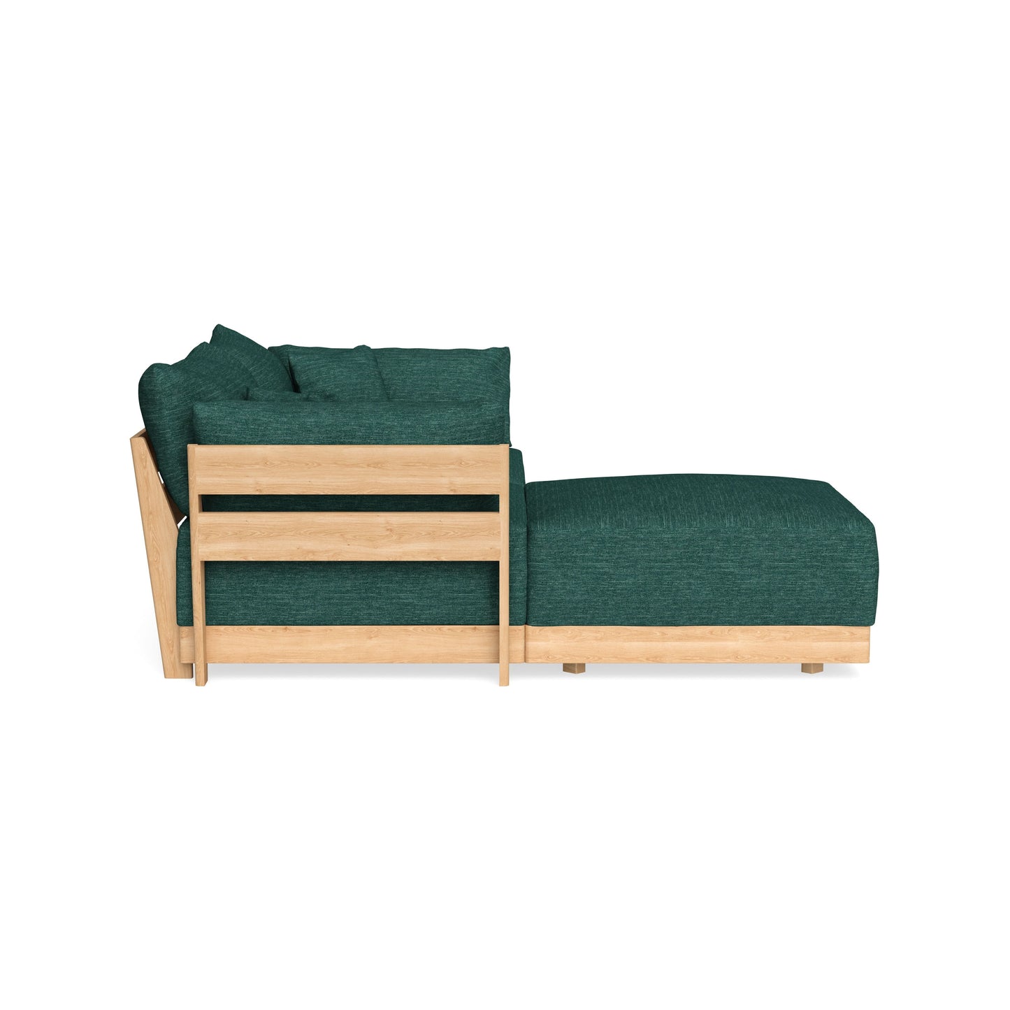 Slipcover Only - Modular Bondi 2-Seater Sectional in Forest Green