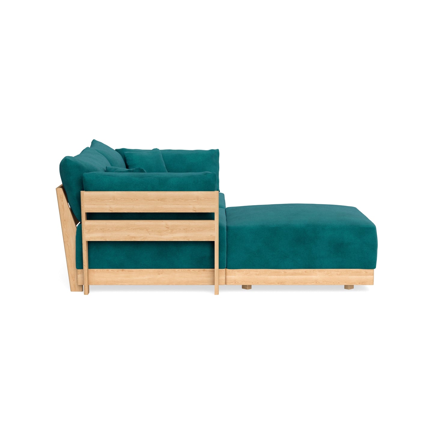 Slipcover Only - Modular Bondi 2-Seater Sectional in Peacock
