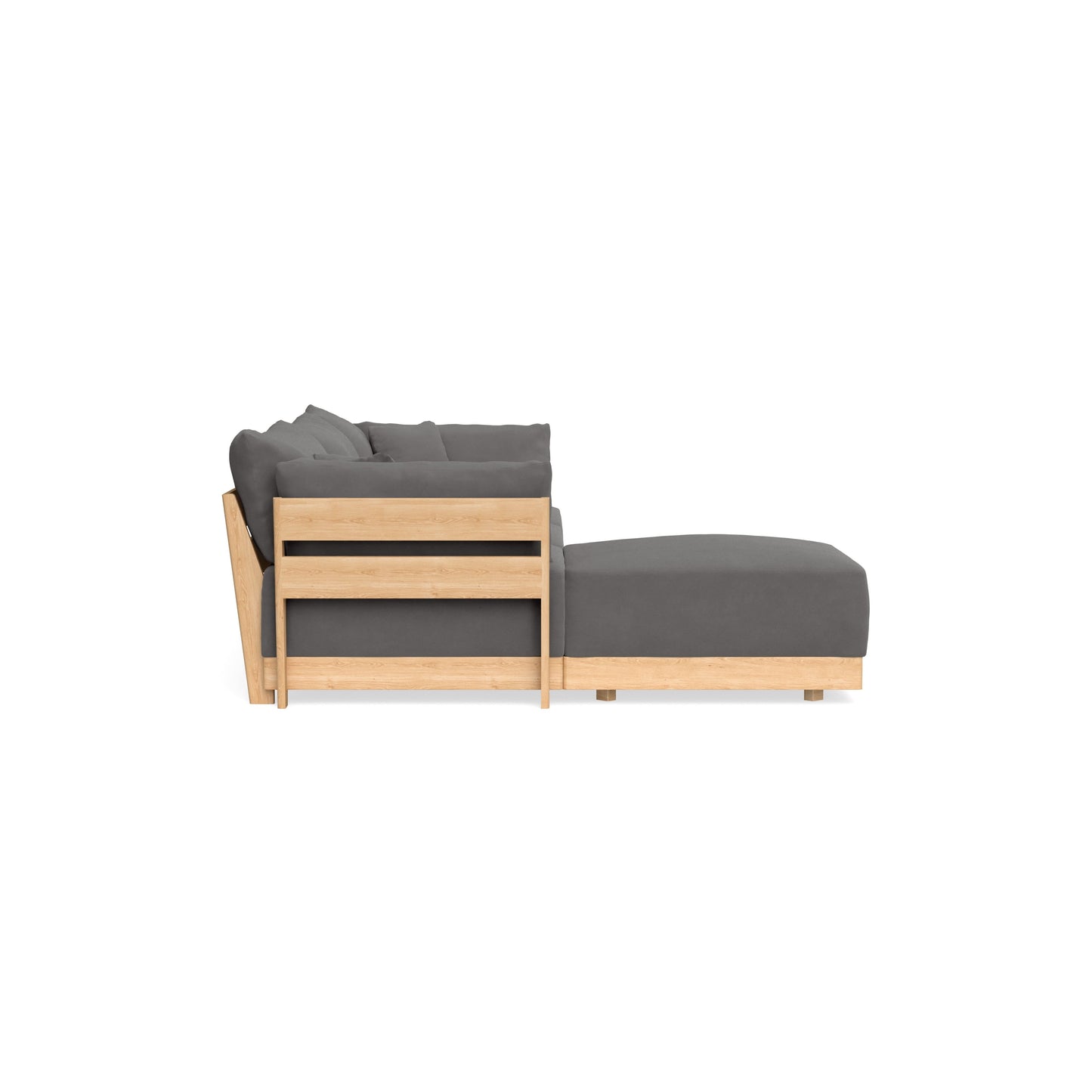 Slipcover Only - Modular Bondi 3-Seater Sectional in Burnt Ember