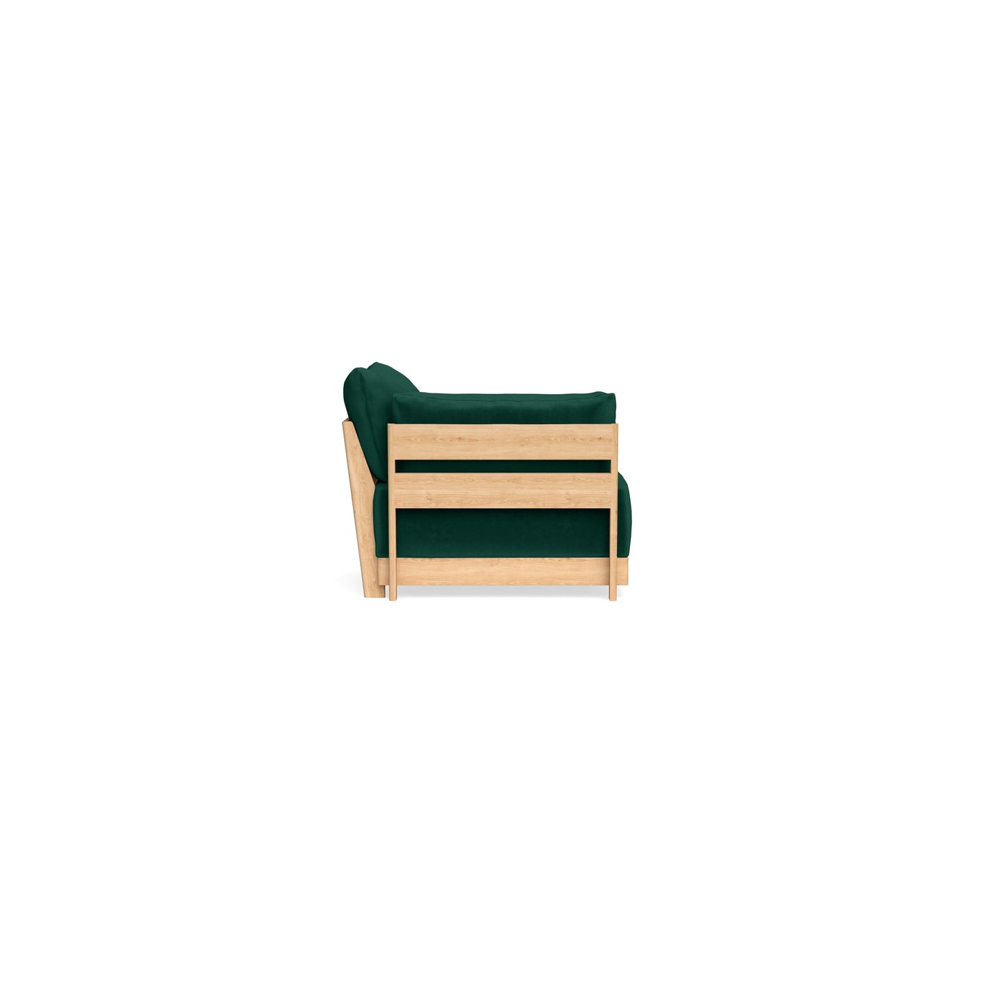 Slipcover Only - Modular Bondi End Chair in Evergreen