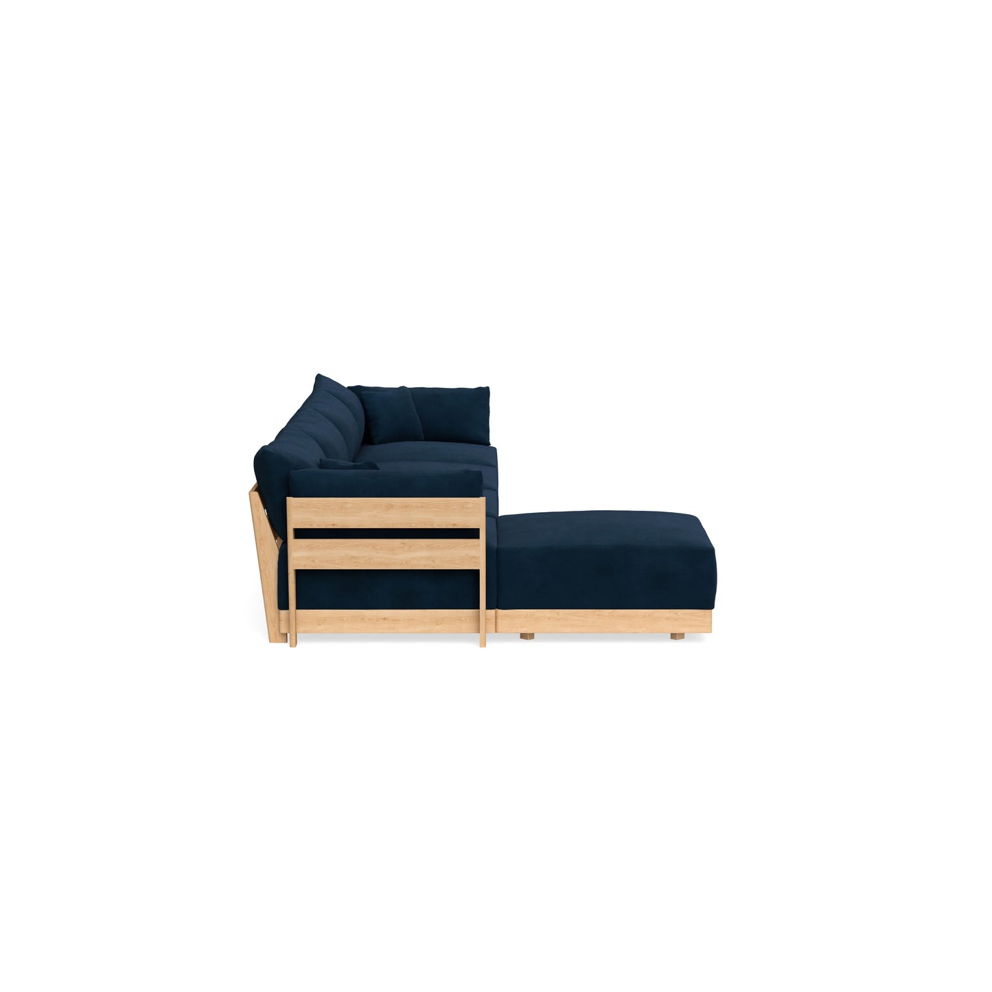 Slipcover Only - Modular Bondi 4-Seater Sectional in Royal Blue