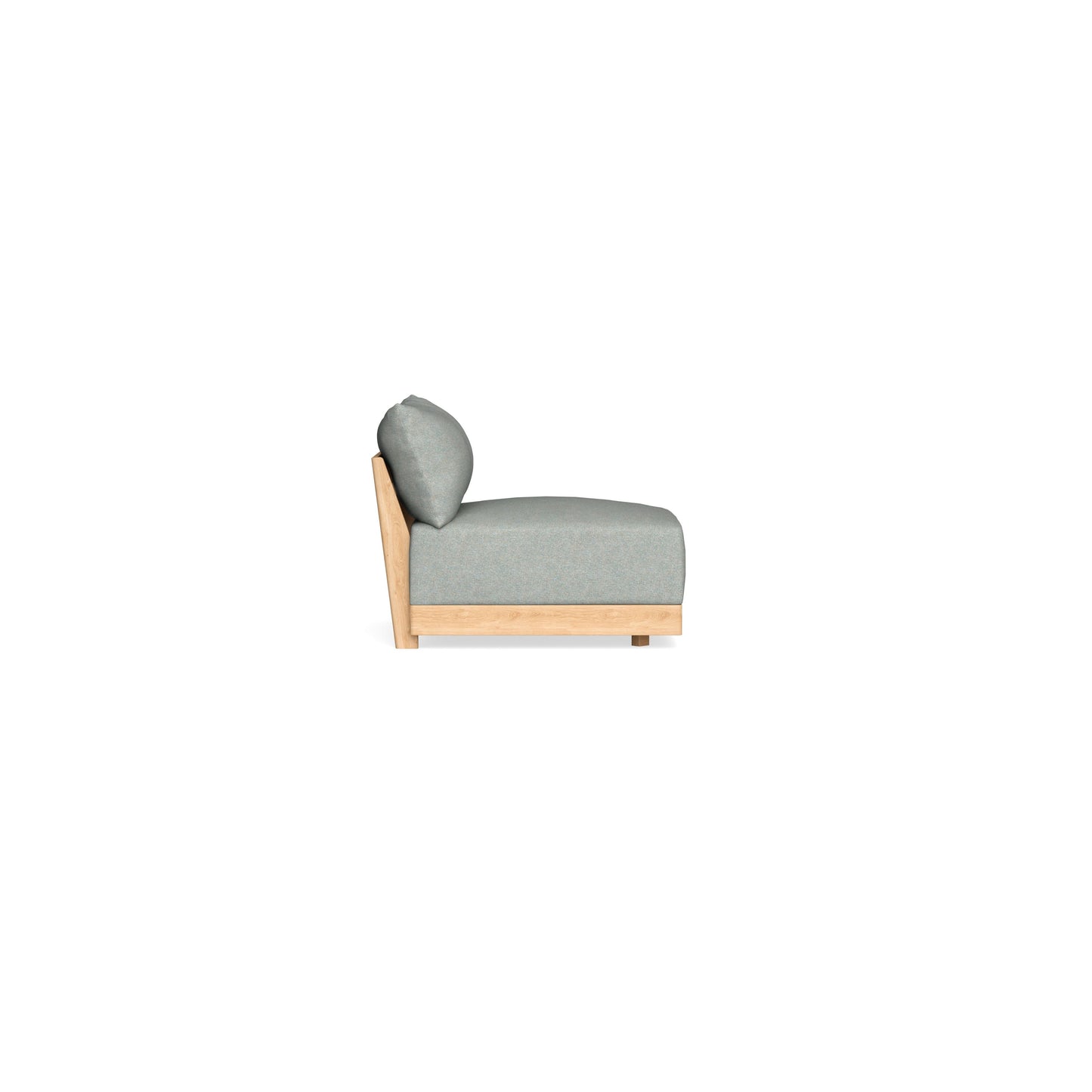 Slipcover Only - Modular Bondi Armless Chair in Spa