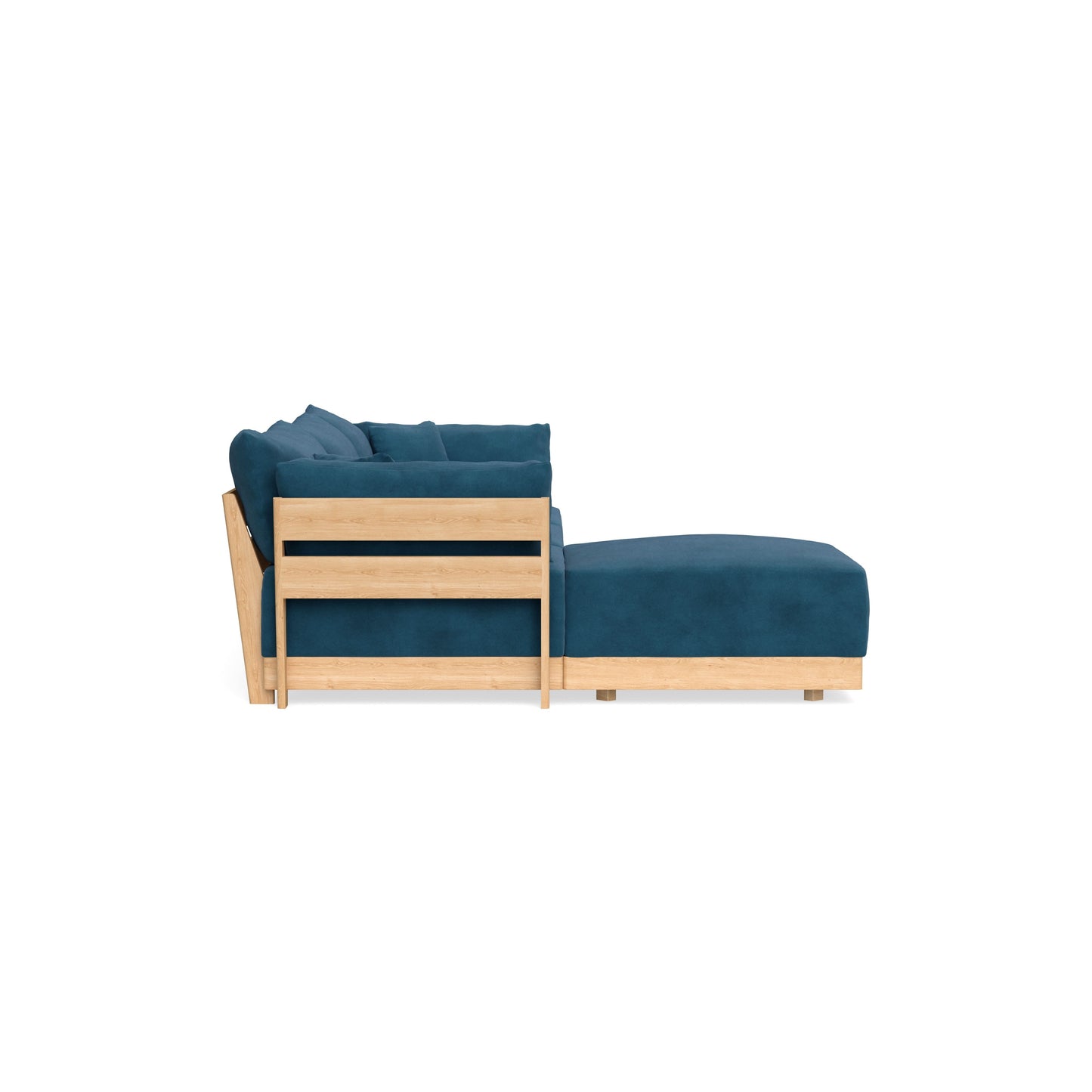 Slipcover Only - Modular Bondi 3-Seater Sectional in Commodore Blue