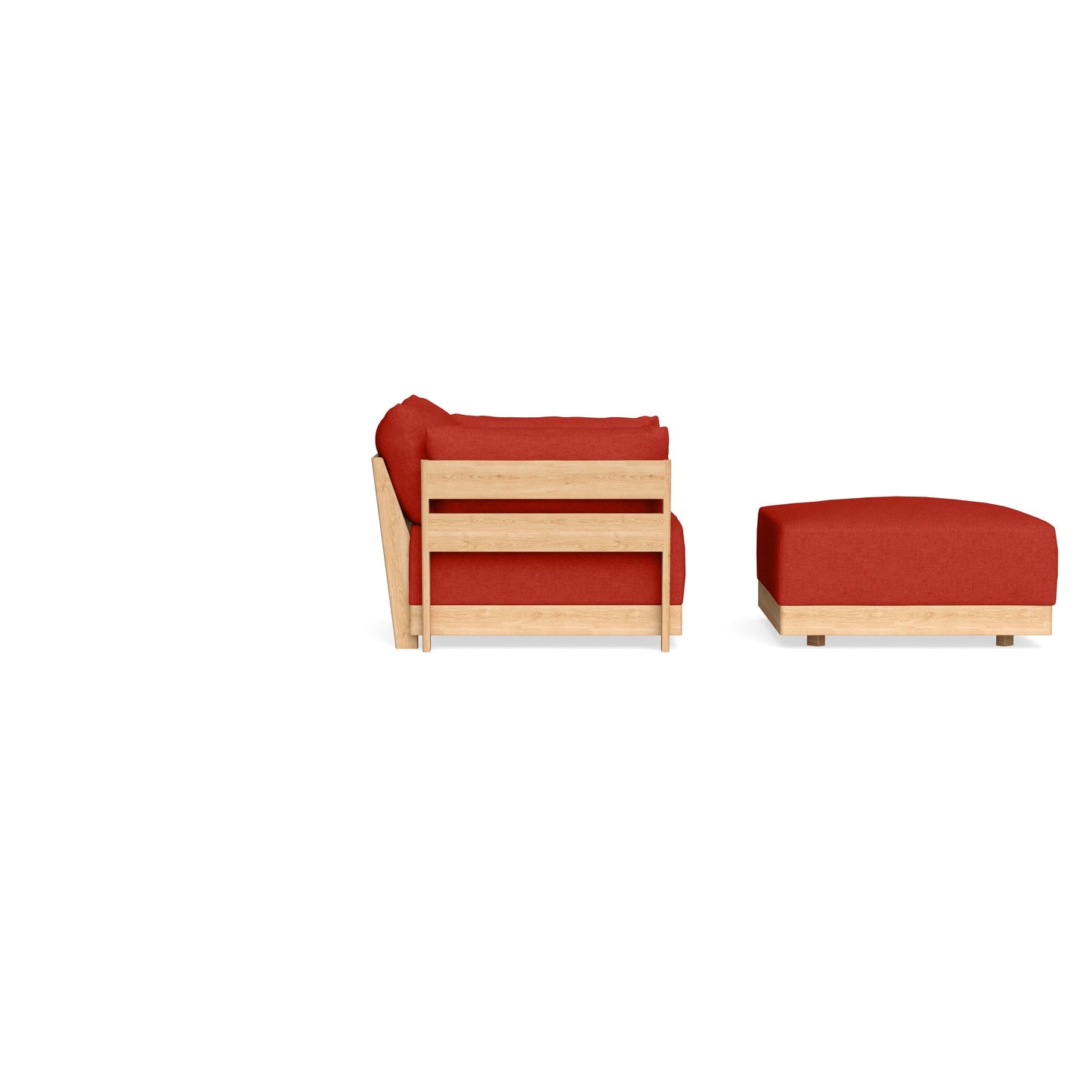 Slipcover Only - Modular Bondi Armchair + Ottoman in Cayenne