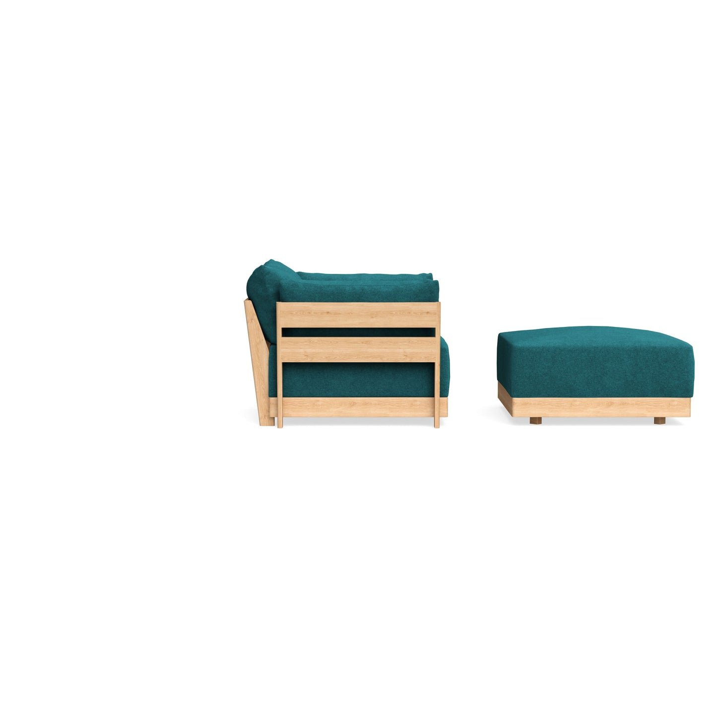 Slipcover Only - Modular Bondi Armchair + Ottoman in Ocean