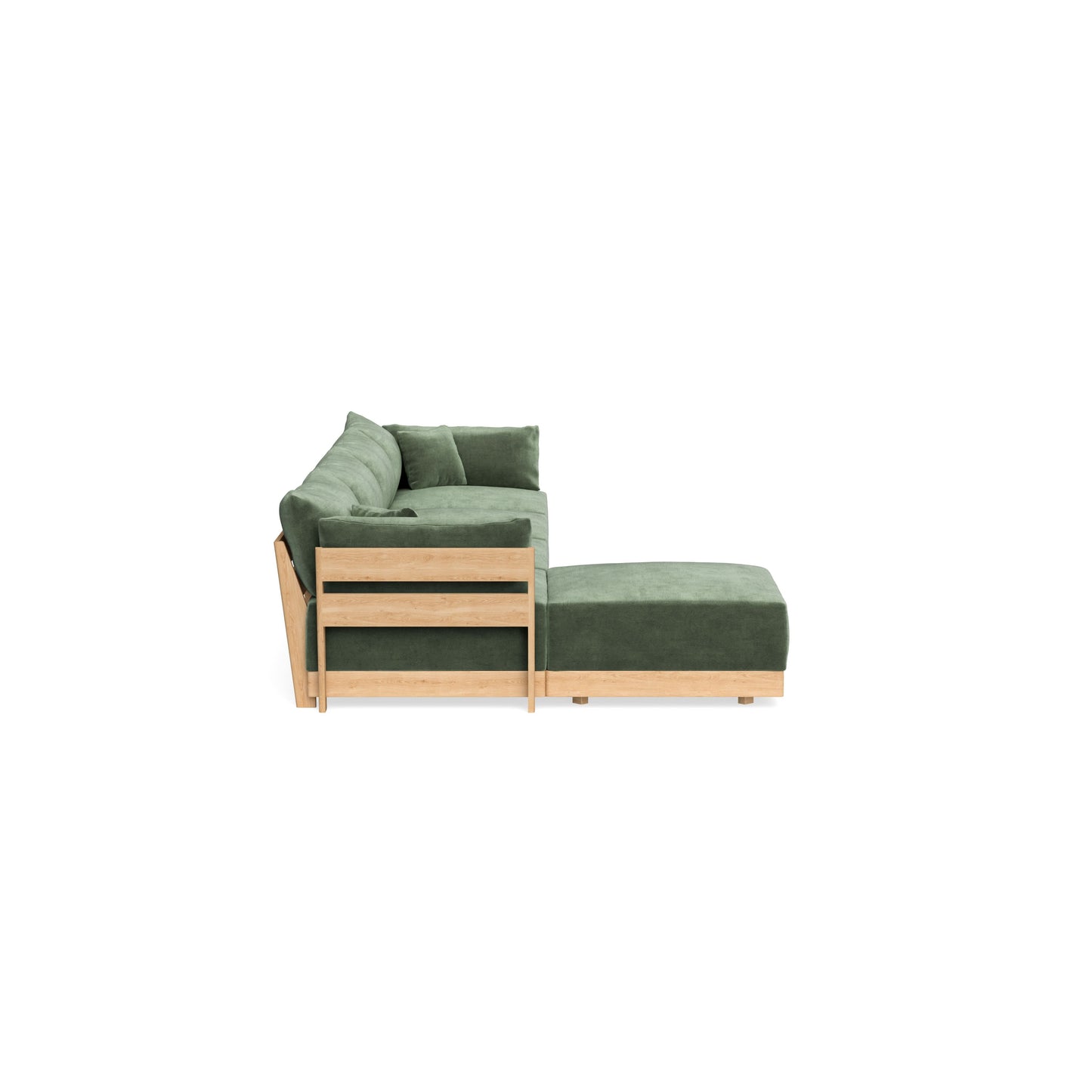 Slipcover Only - Modular Bondi 4-Seater Sectional in Rosemary