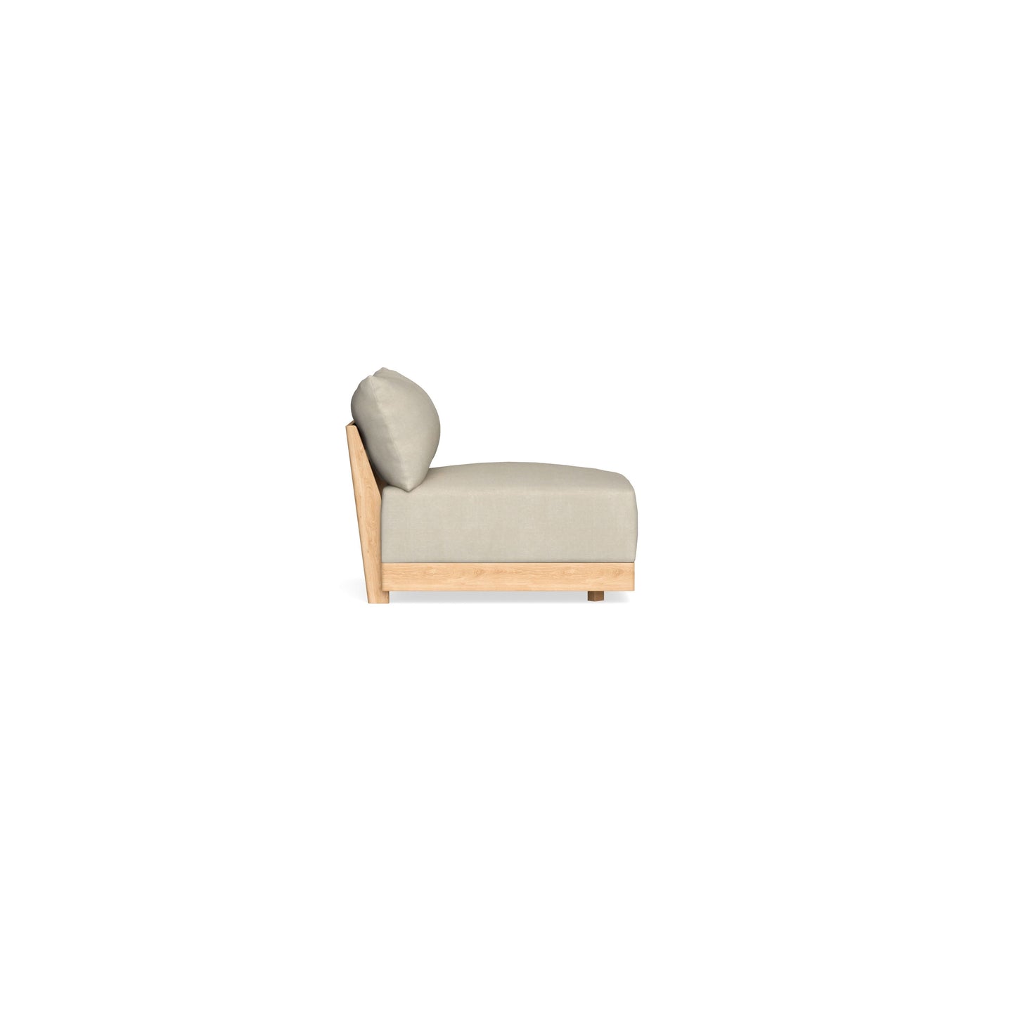 Slipcover Only - Modular Bondi Armless Chair in Almond