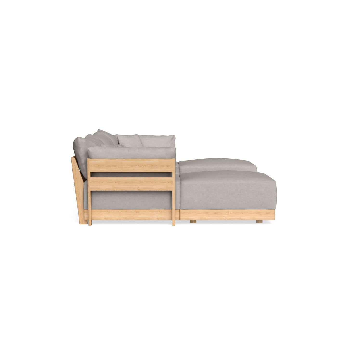 Slipcover Only - Modular Bondi 3-Seater U-Sectional in Cloud