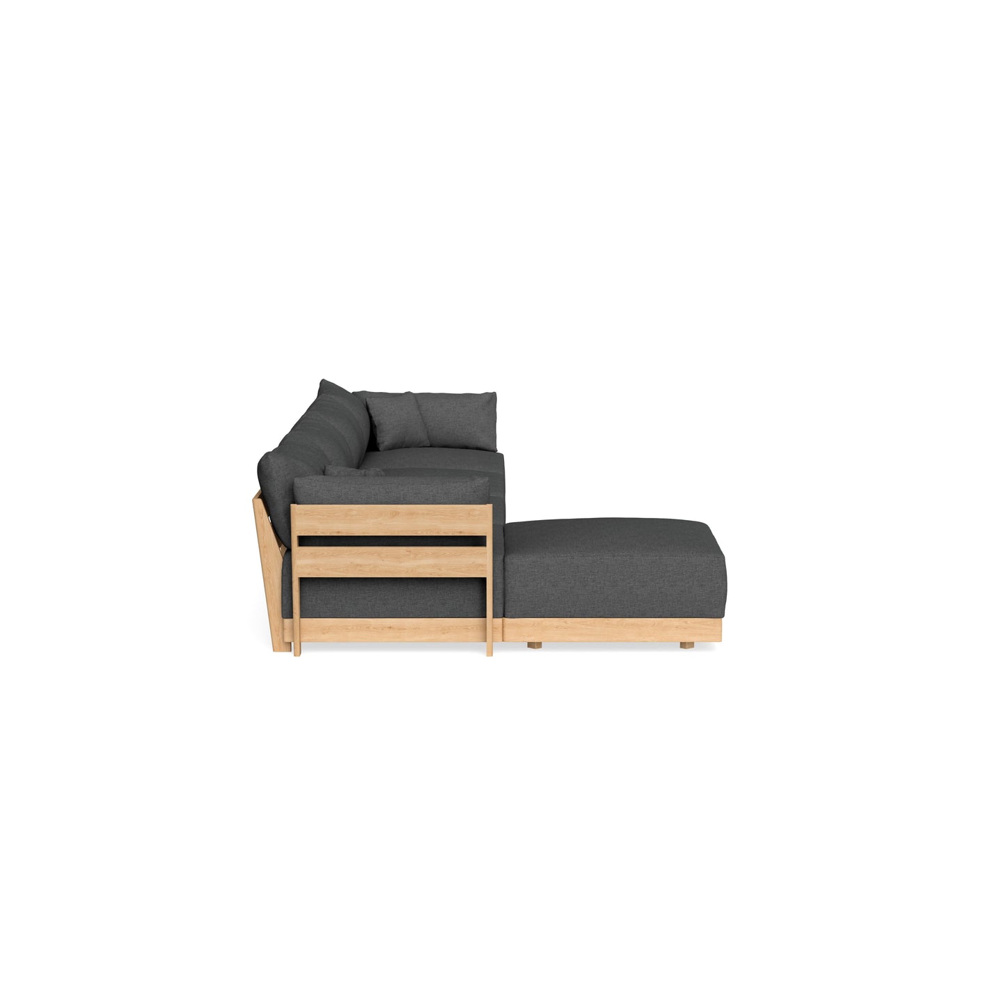 Slipcover Only - Modular Bondi 4-Seater Sectional in Pebble