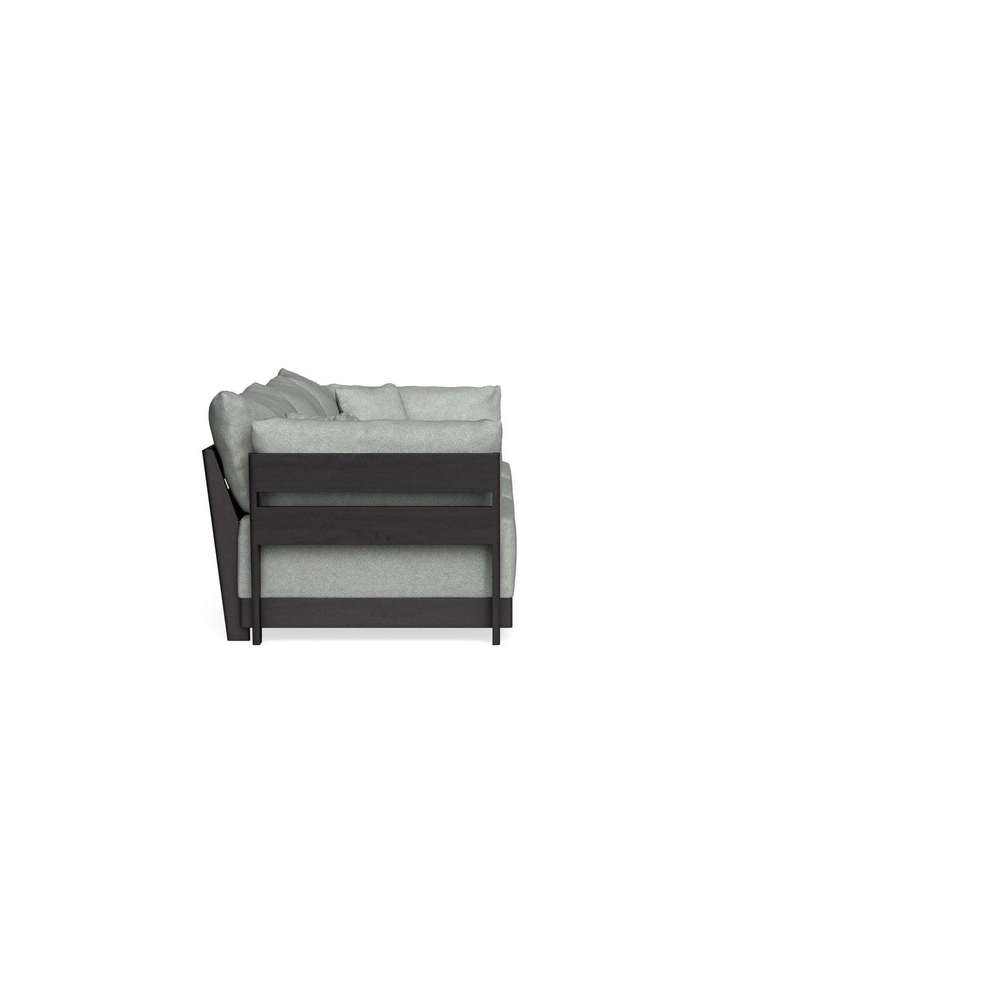 Modular Bondi Black 3-Seater Sofa in Spa | Memory Foam Blend