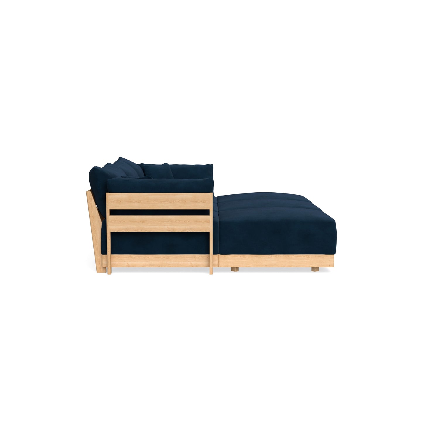 Slipcover Only - Modular Bondi 3-Seater Daybed Sofa Sectional in Royal Blue