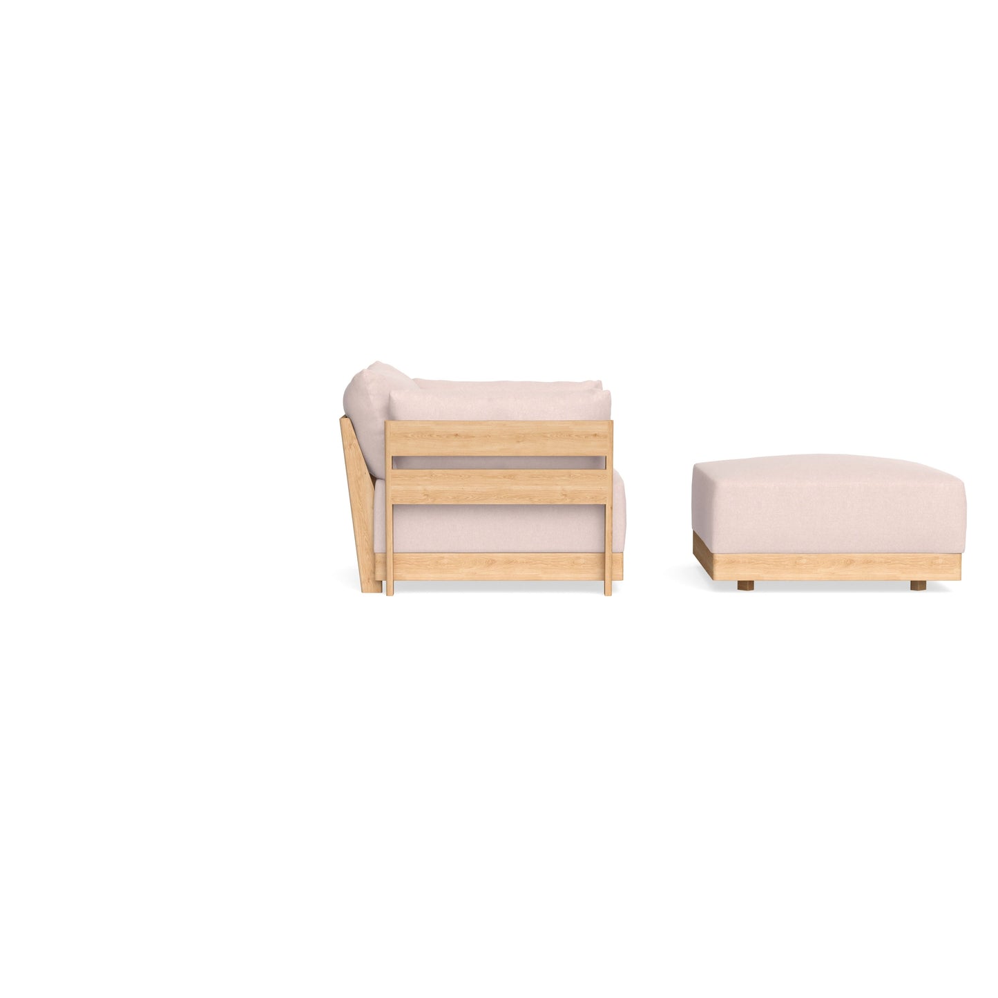 Slipcover Only - Modular Bondi Armchair + Ottoman in Peony