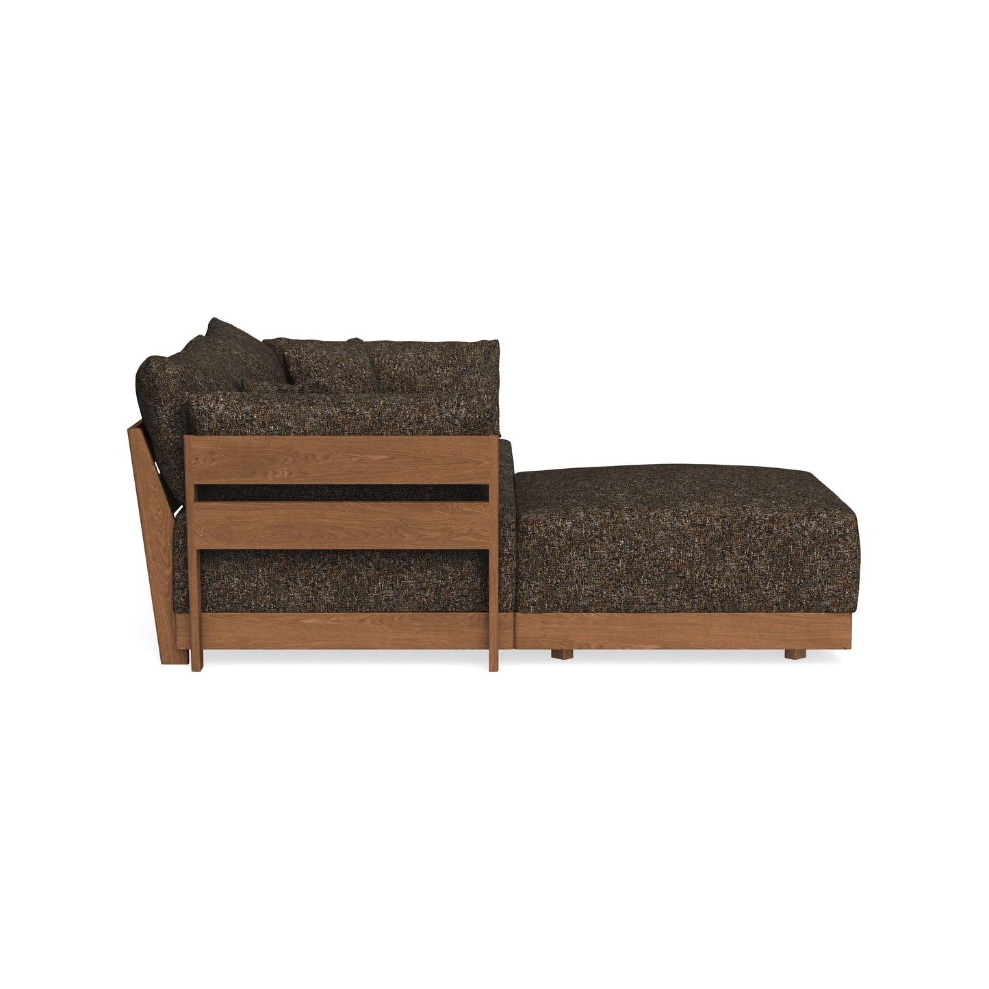 Modular Bondi Espresso 2-Seater Sectional in Phantom | Classic Blend