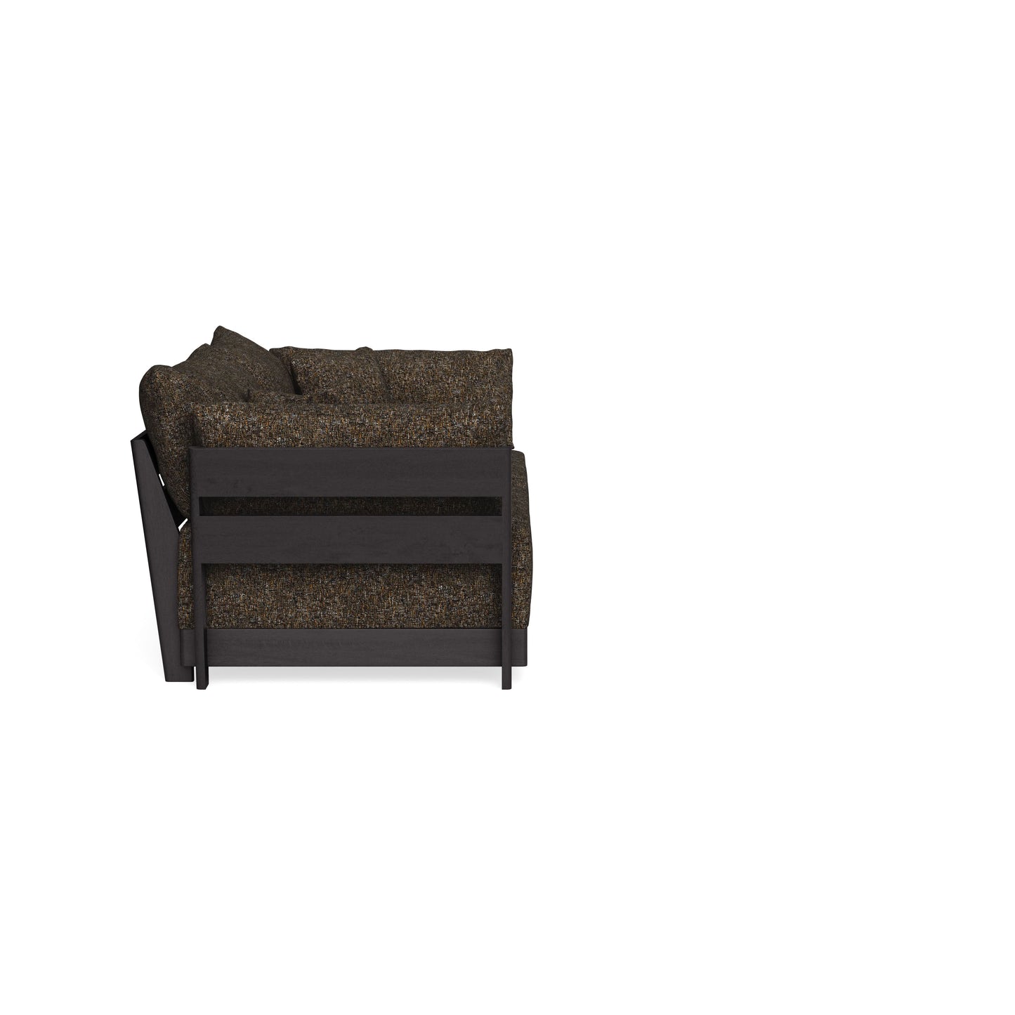 Modular Bondi Black 2-Seater Sofa in Phantom | Classic Blend