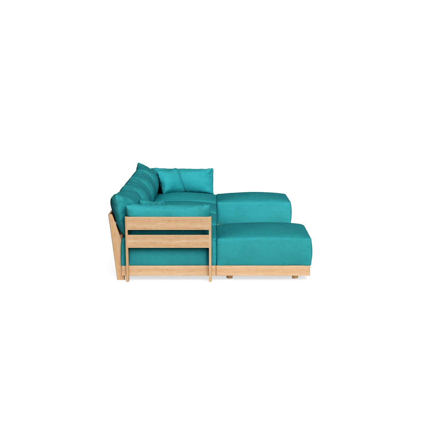 Slipcover Only - Modular Bondi 4-Seater U-Sectional in Pool