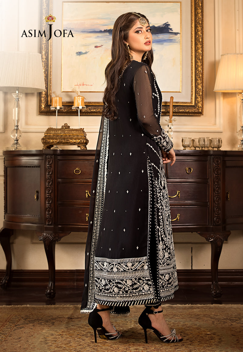 AJJM-21 EMBROIDERED CHIFFON 3 PCS