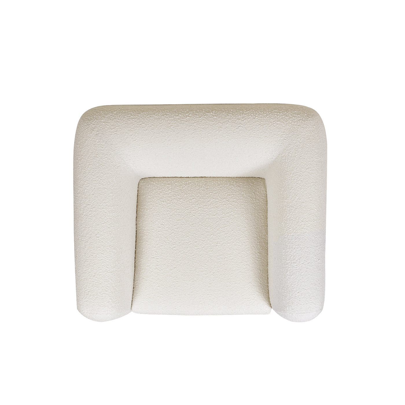 Upholstered Arm Chair with Wooden Base