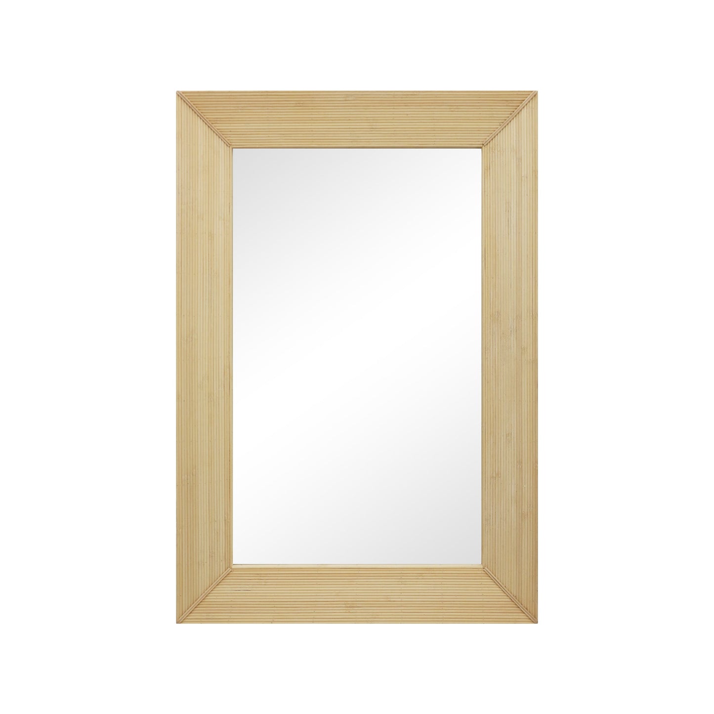 Rectangle Bamboo Wall Mirror
