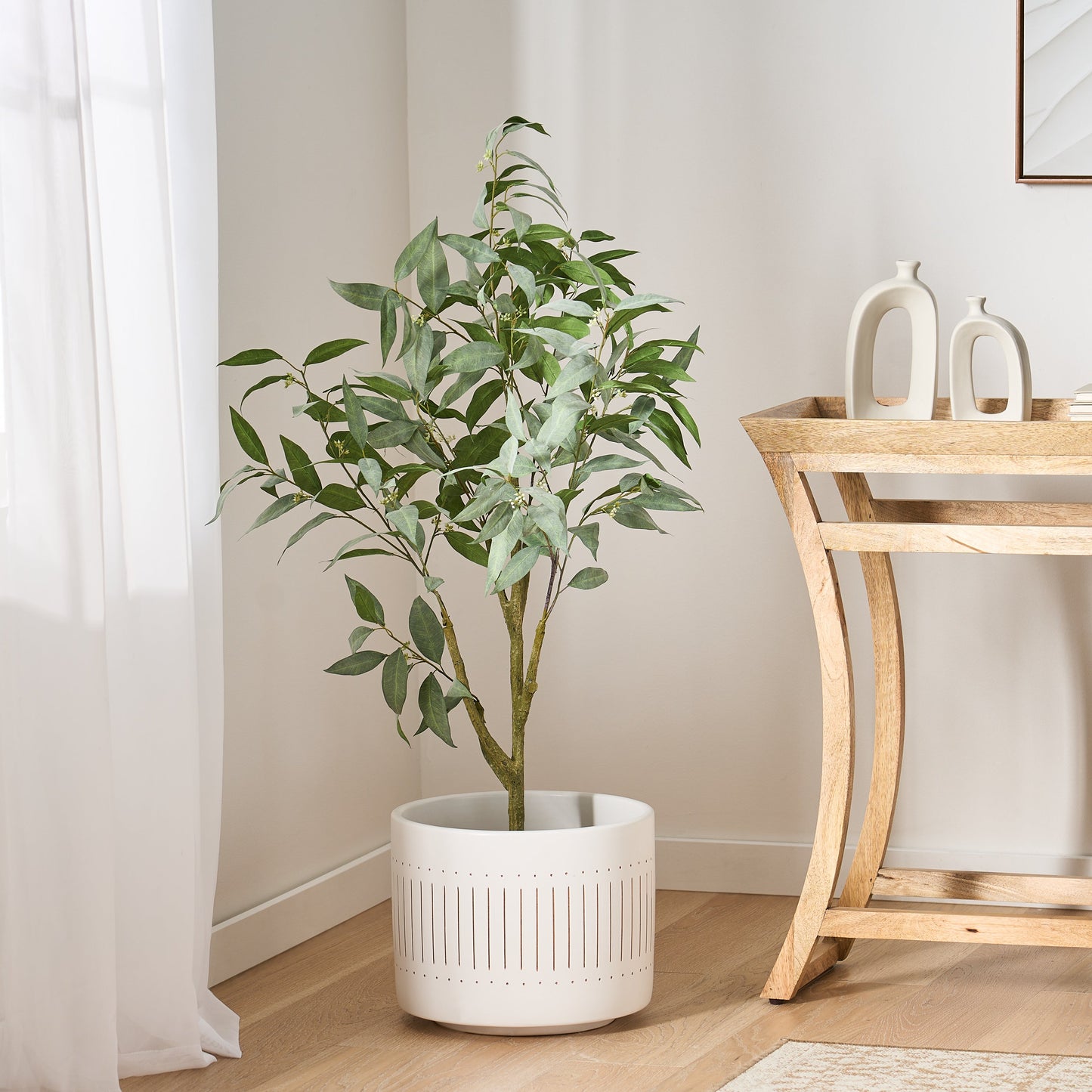 Versatile Artificial Eucalyptus Leaves Bonsai