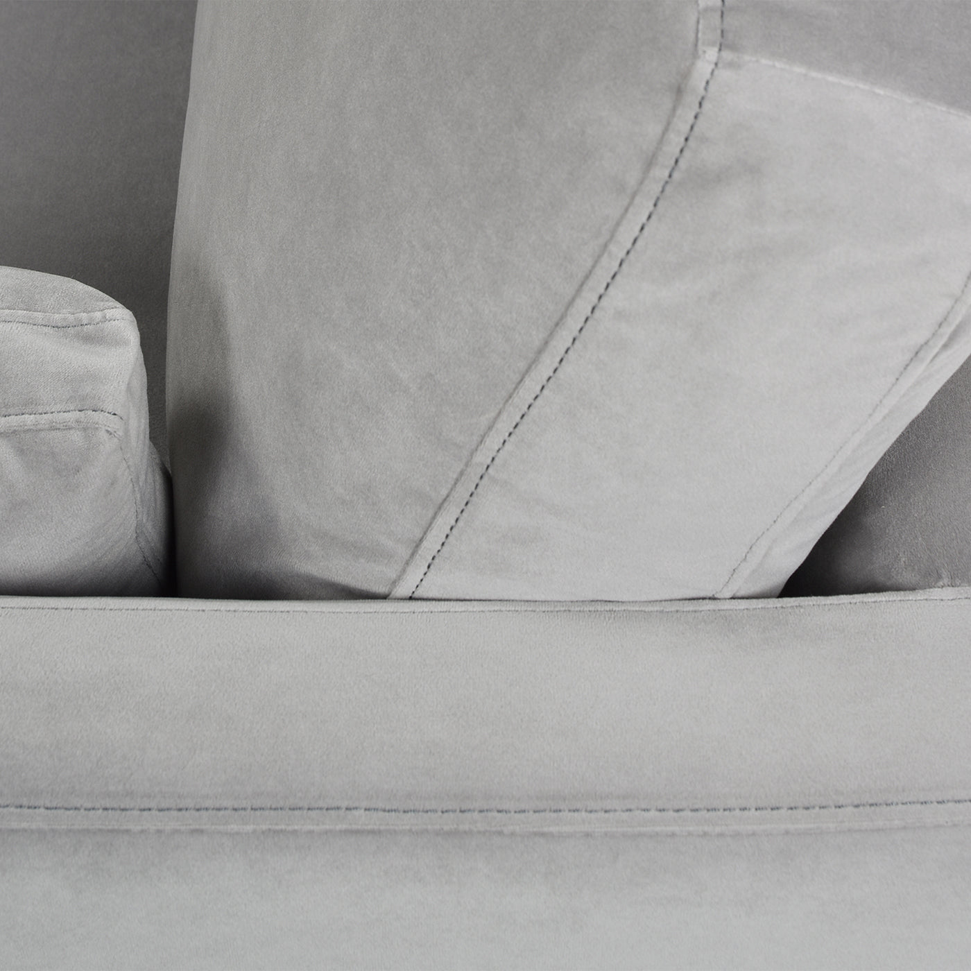 Contour Velvet Upholstered Accent Chair with Removable and Reversible Back