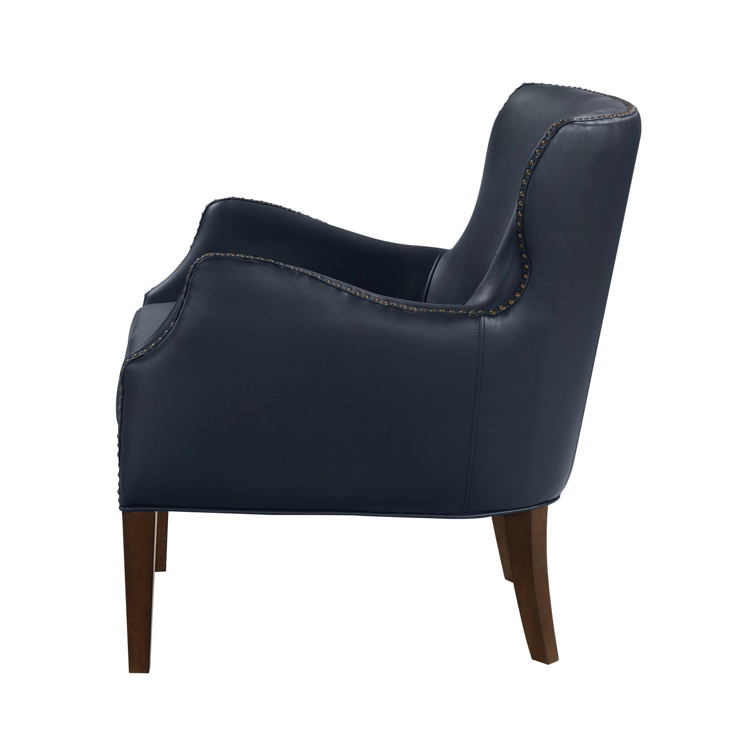 Erythrite Upholstered Accent Chair with Nailhead Trim and Removable Cushion