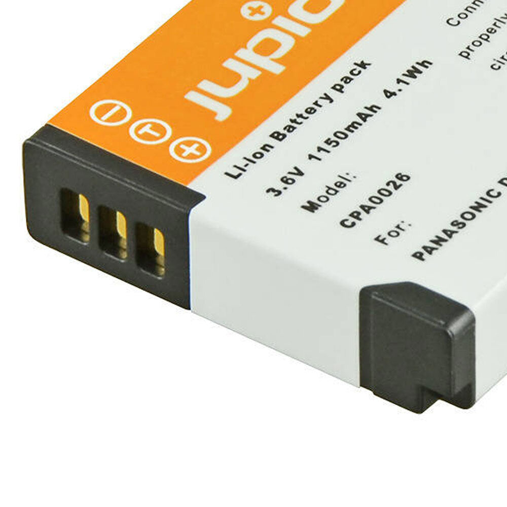 Jupio Li-Ion 3.6V 1150mAh Rechargeable Battery For Panasonic DMW-BCM13E Cam