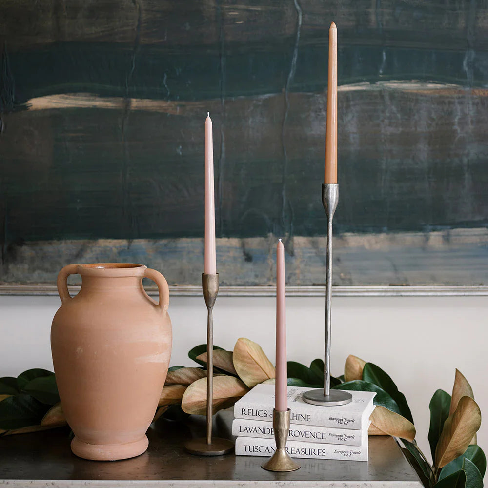 Handcrafted Terracotta Vase with Handles