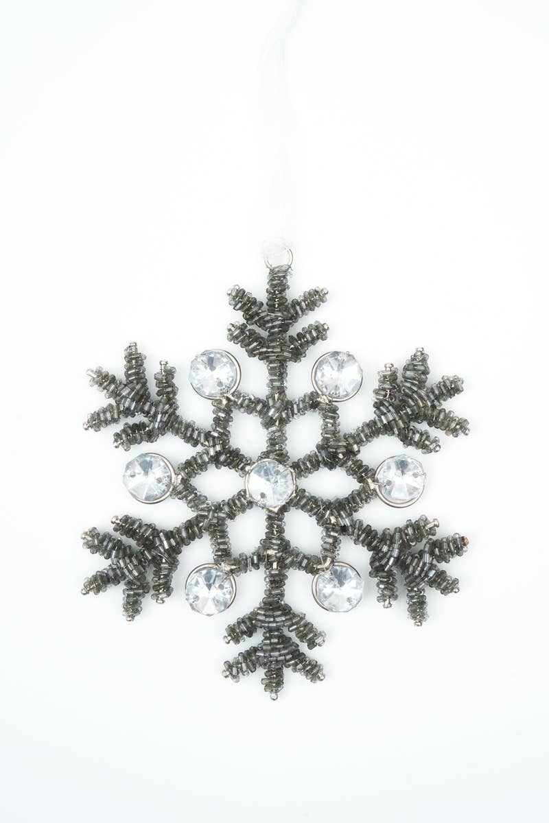 Hanging Snow Flake Ornaments, Set of 3