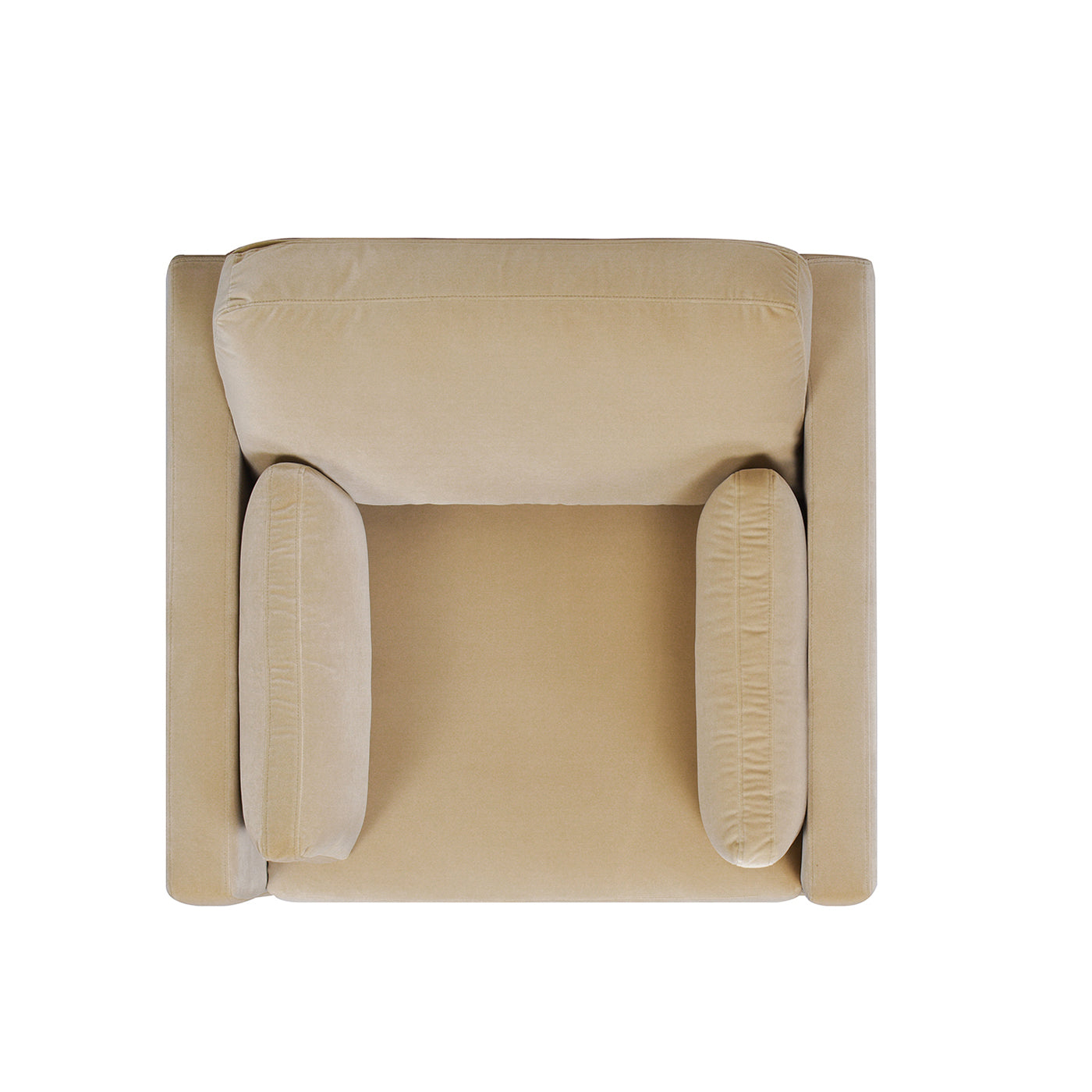 Contour Velvet Upholstered Accent Chair with Removable and Reversible Back