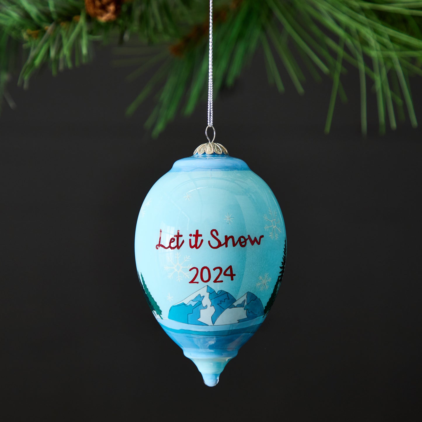 Pier 1 Li Bien Snowman Ornament 2024